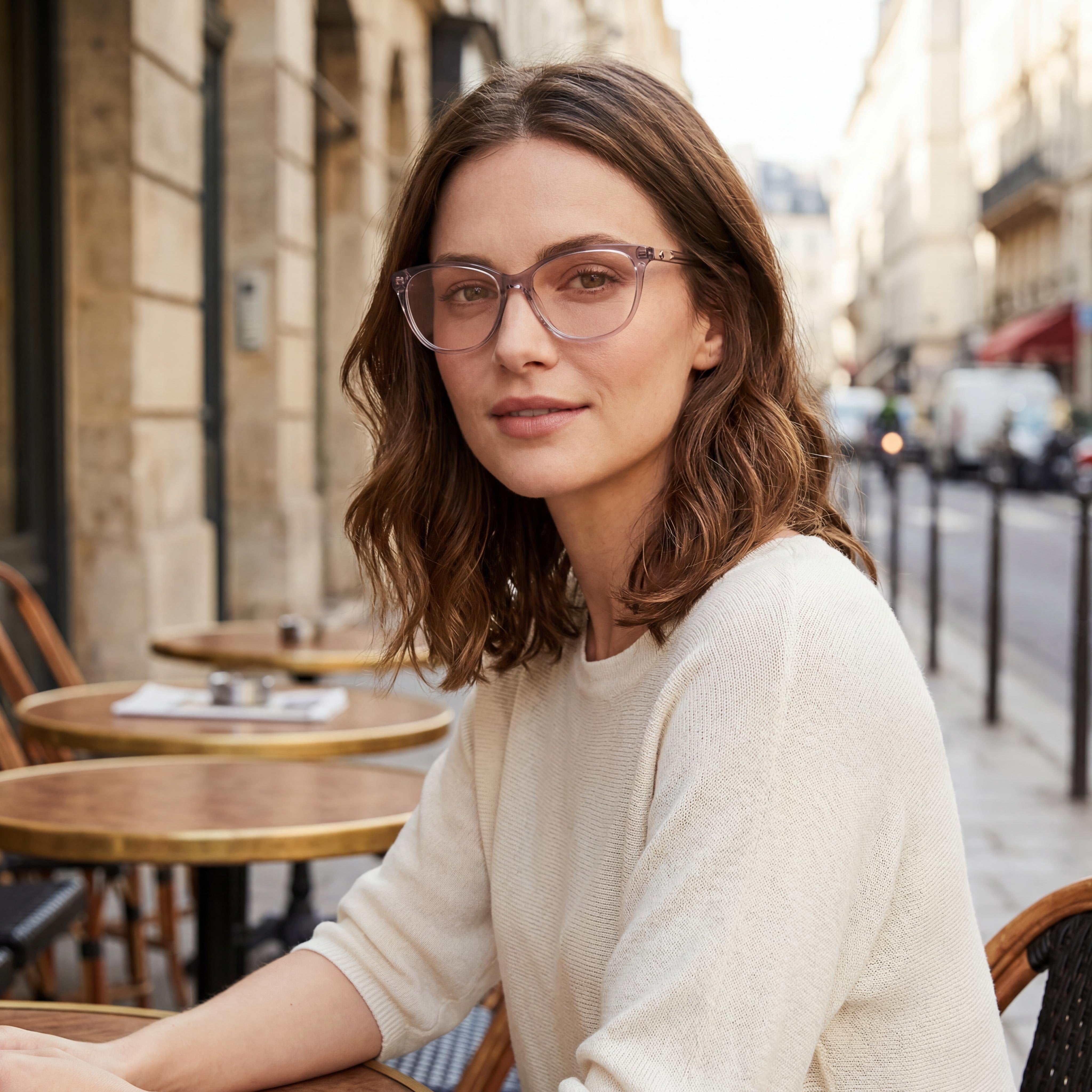 Gafas de acetato unisex kate spade new york Bethane/F en gris con estilo moderno, ancho de lente de 53 mm, Photo 4