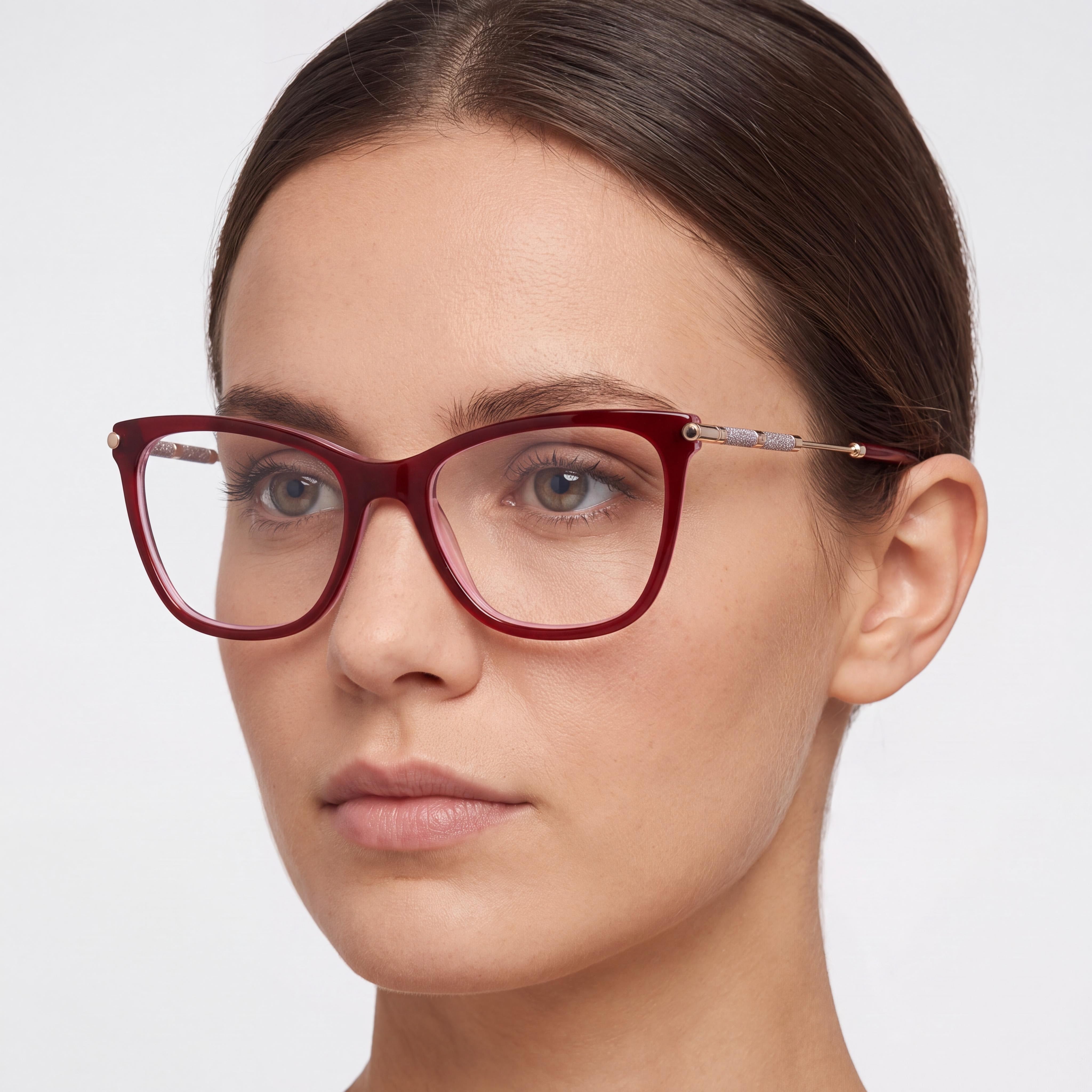 Carolina Herrera Her 0151 Women's Casual Acetate Sunglasses Burgundy 54mm, Photo 4