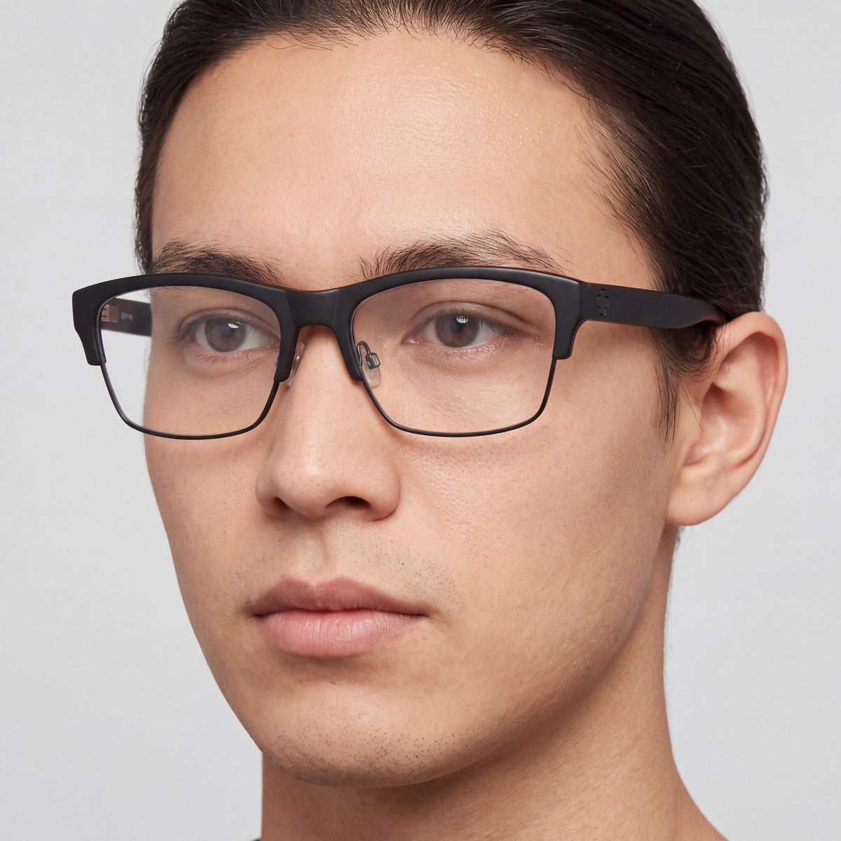 Spy WESTON 5050 Unisex Optical Frame Eyeglasses, Matte Black Acetate Material, 57mm Lens Width, Photo 4