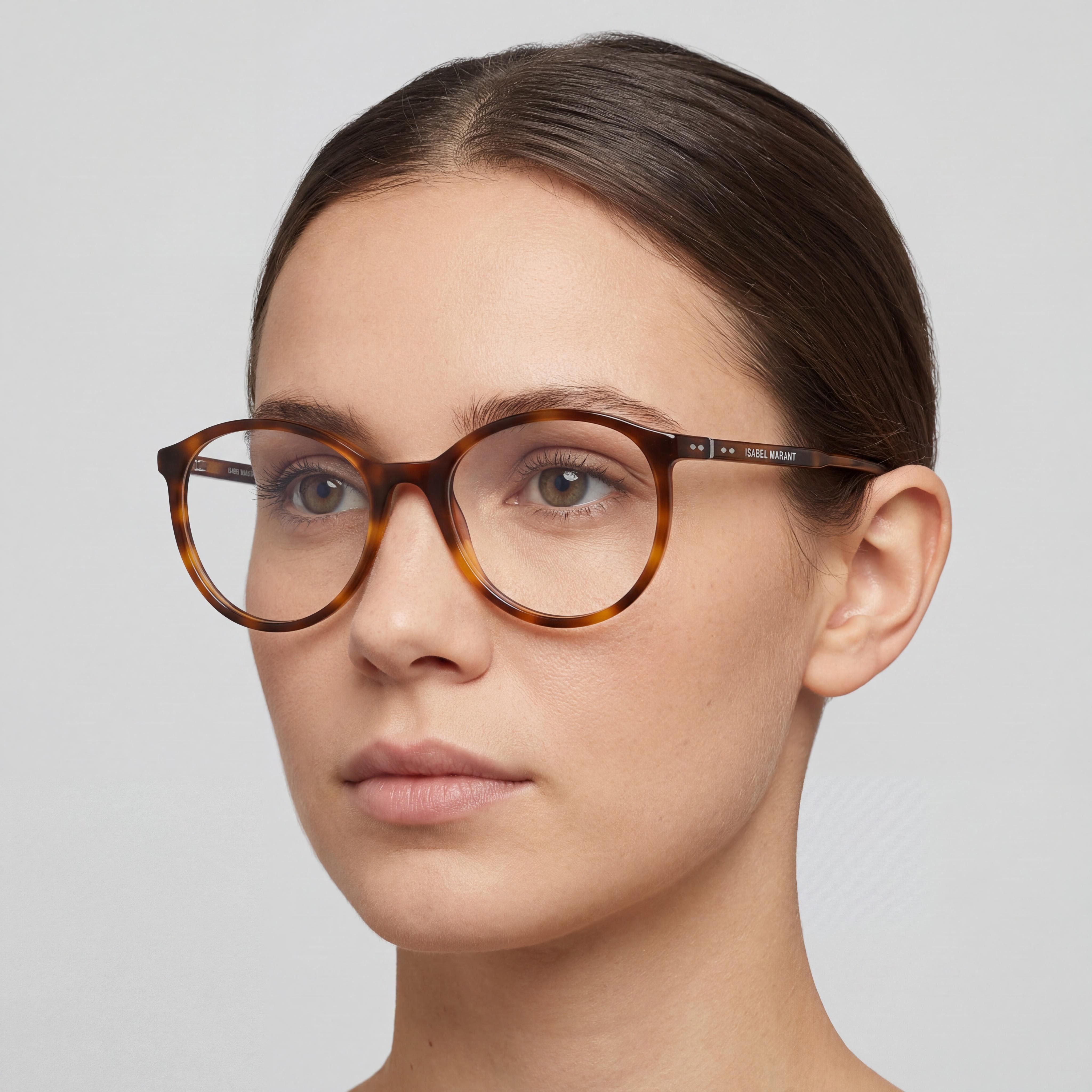 Isabel Marant Havana Women's Acetate Frame Sunglasses with Polycarbonate Non-Polarised Havana Lenses 55mm, Photo 4
