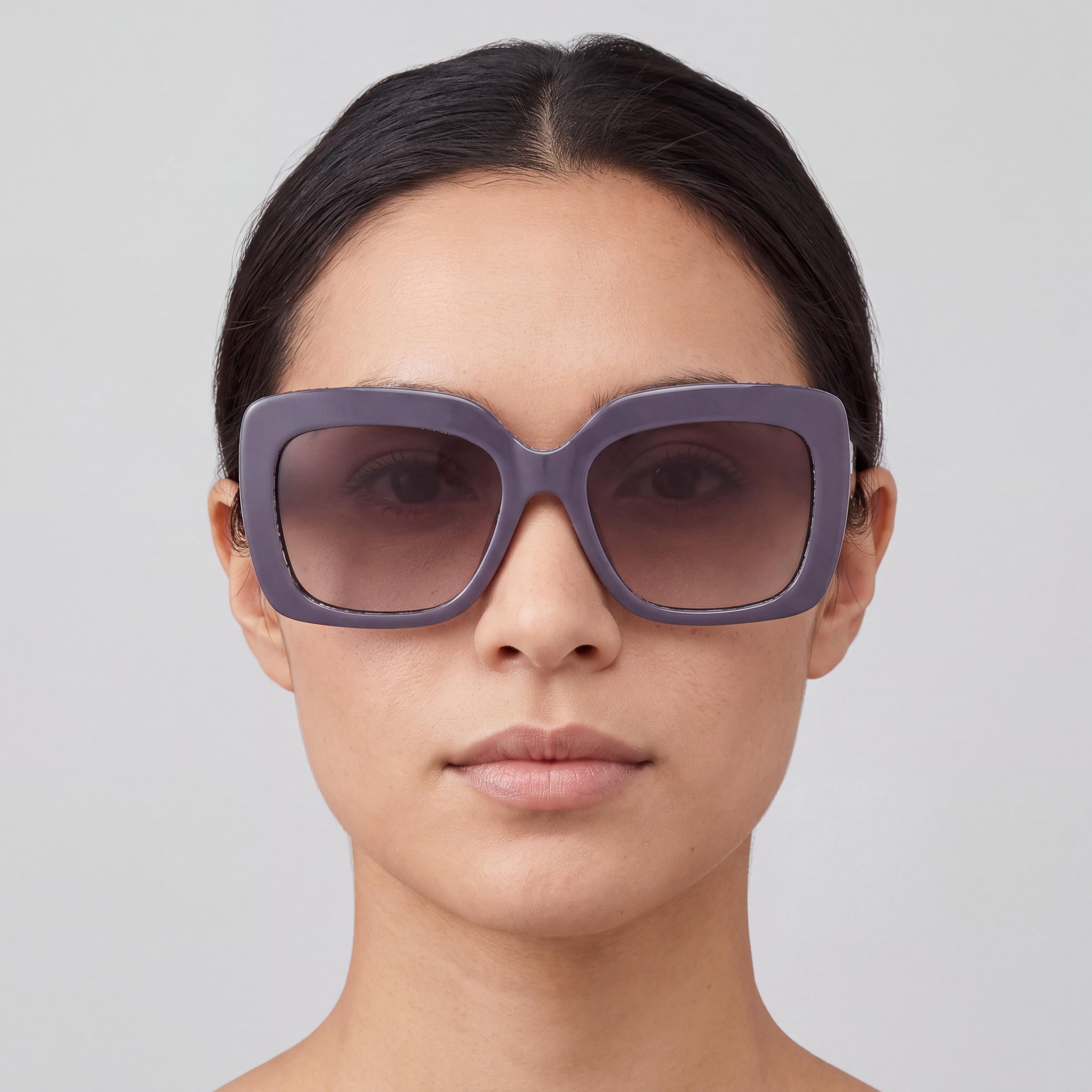 Gafas de Sol Rectangulares Fossil Fos 3158/S para Mujer, Color Malva/Marrón, Lentes Marrones Degradadas, Protección UV, 54mm, Photo 5