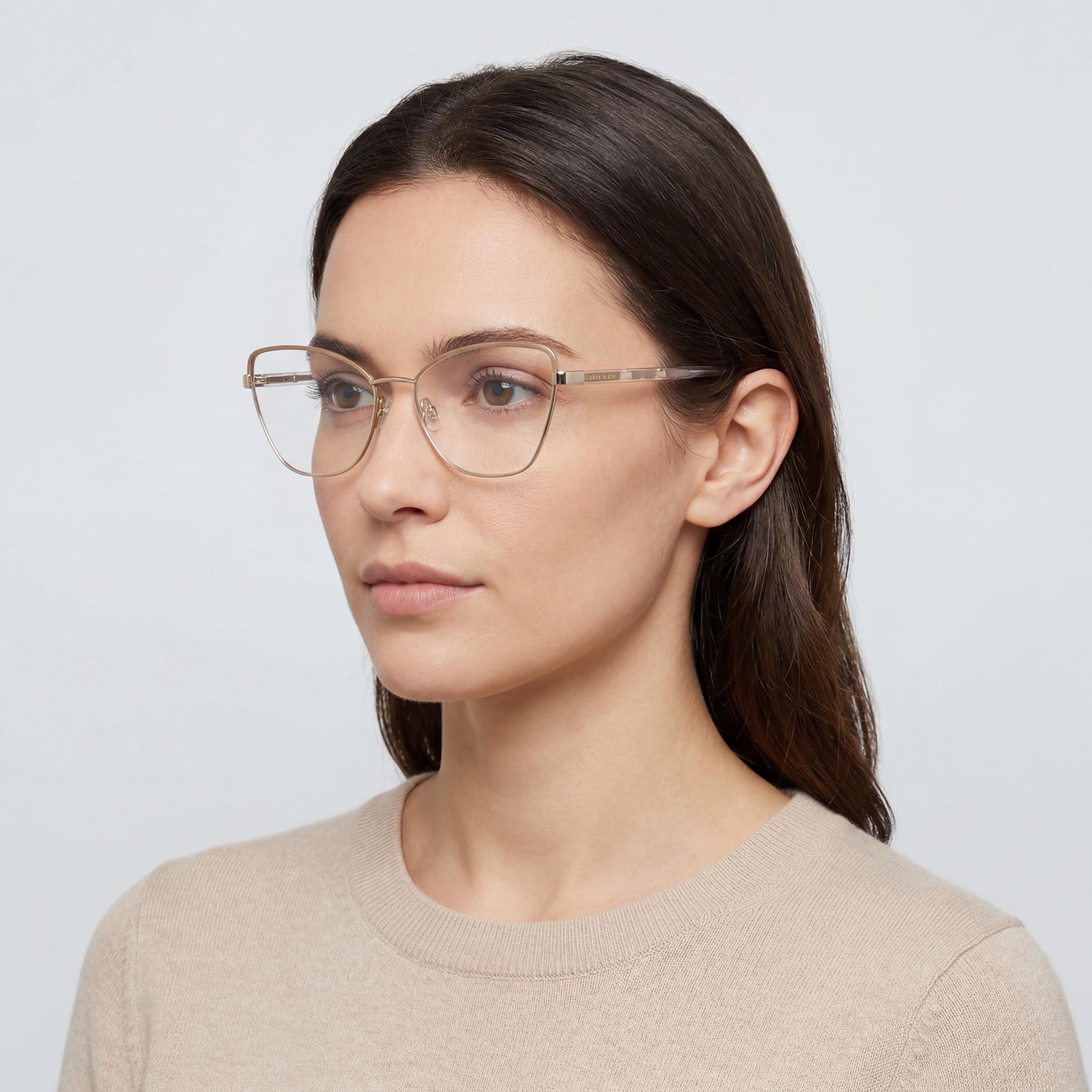Anne Klein Women's Gold Eyeglasses Frames, Photo 4