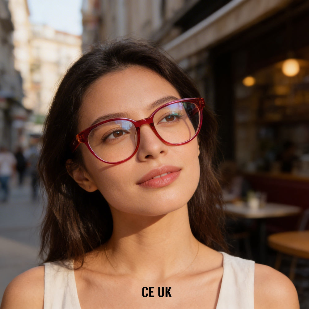 Nike Women's Casual Feminine Acetate Crystal Berry Pink 52mm Sunglasses