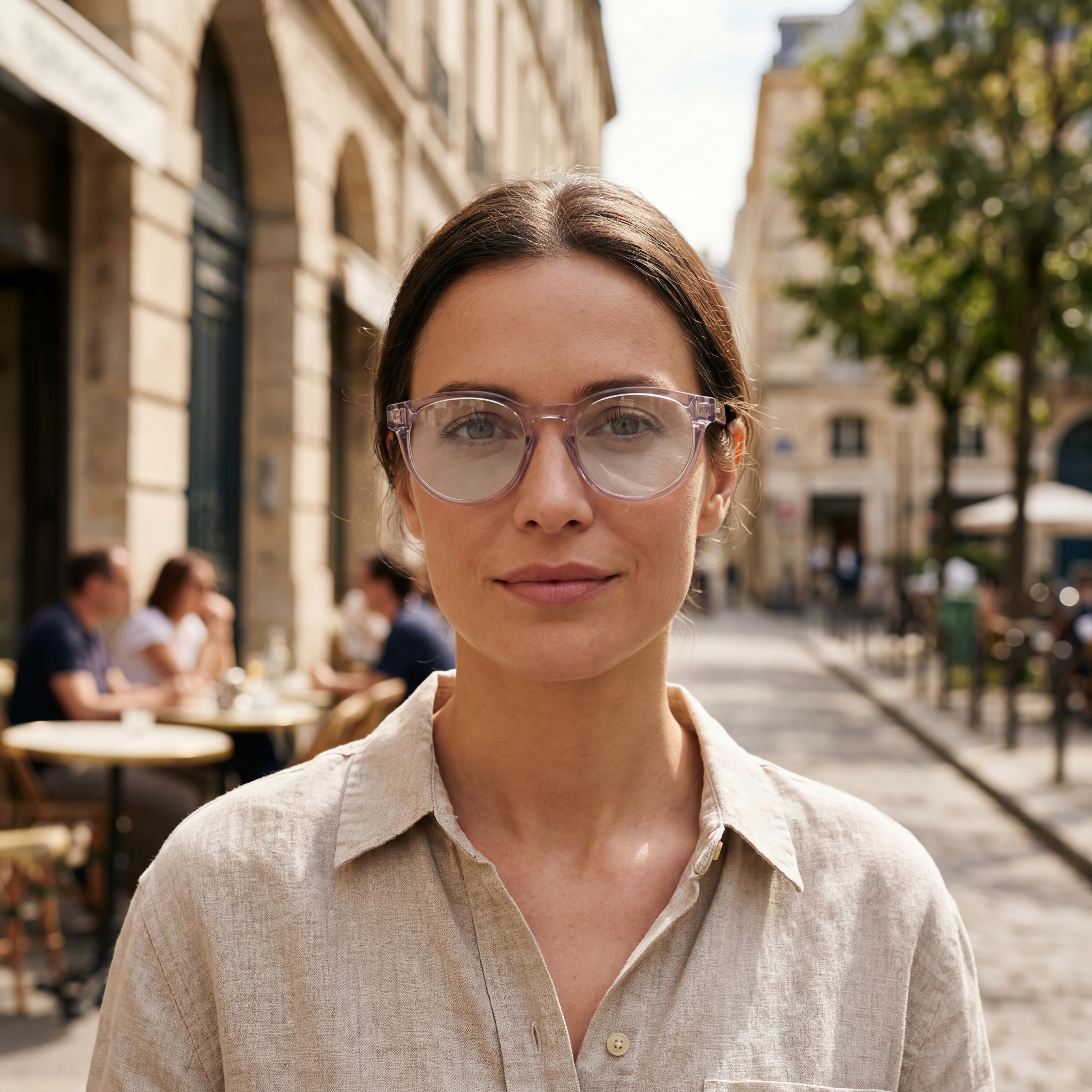 Ferragamo Sf2987e Unisex Acetate Optical Eyeglasses Transparent Grey with Polycarbonate Lenses 50mm, Photo 6