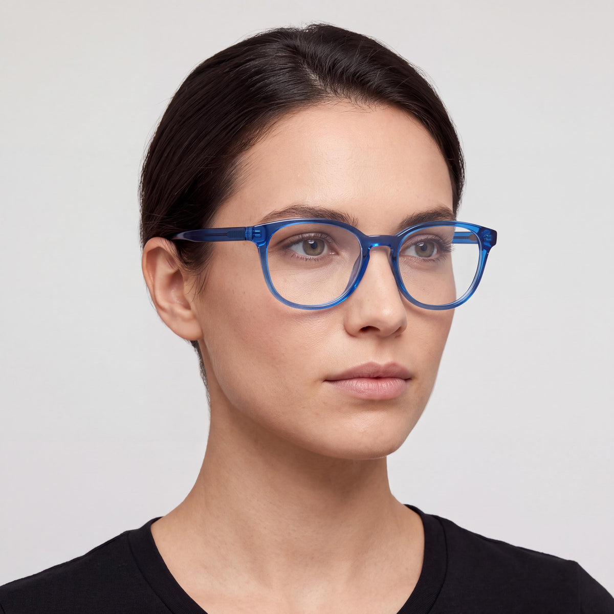 GUESS MODERNO Women's Brilliant Blue Eyeglasses 49-16-140, Photo 3