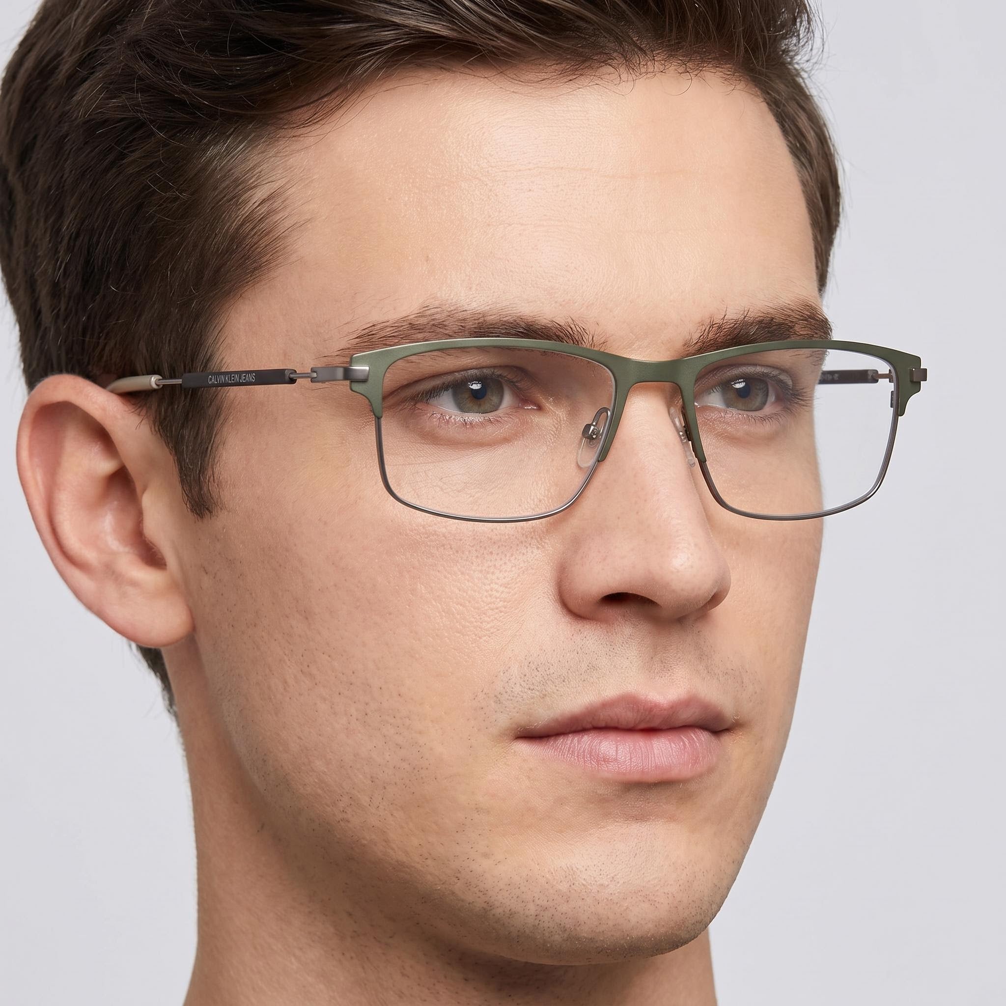 Gafas de sol Calvin Klein Jeans CKJ18104 para hombre, montura de acetato, color Cargo, lentes polarizadas, 53 mm, Photo 3