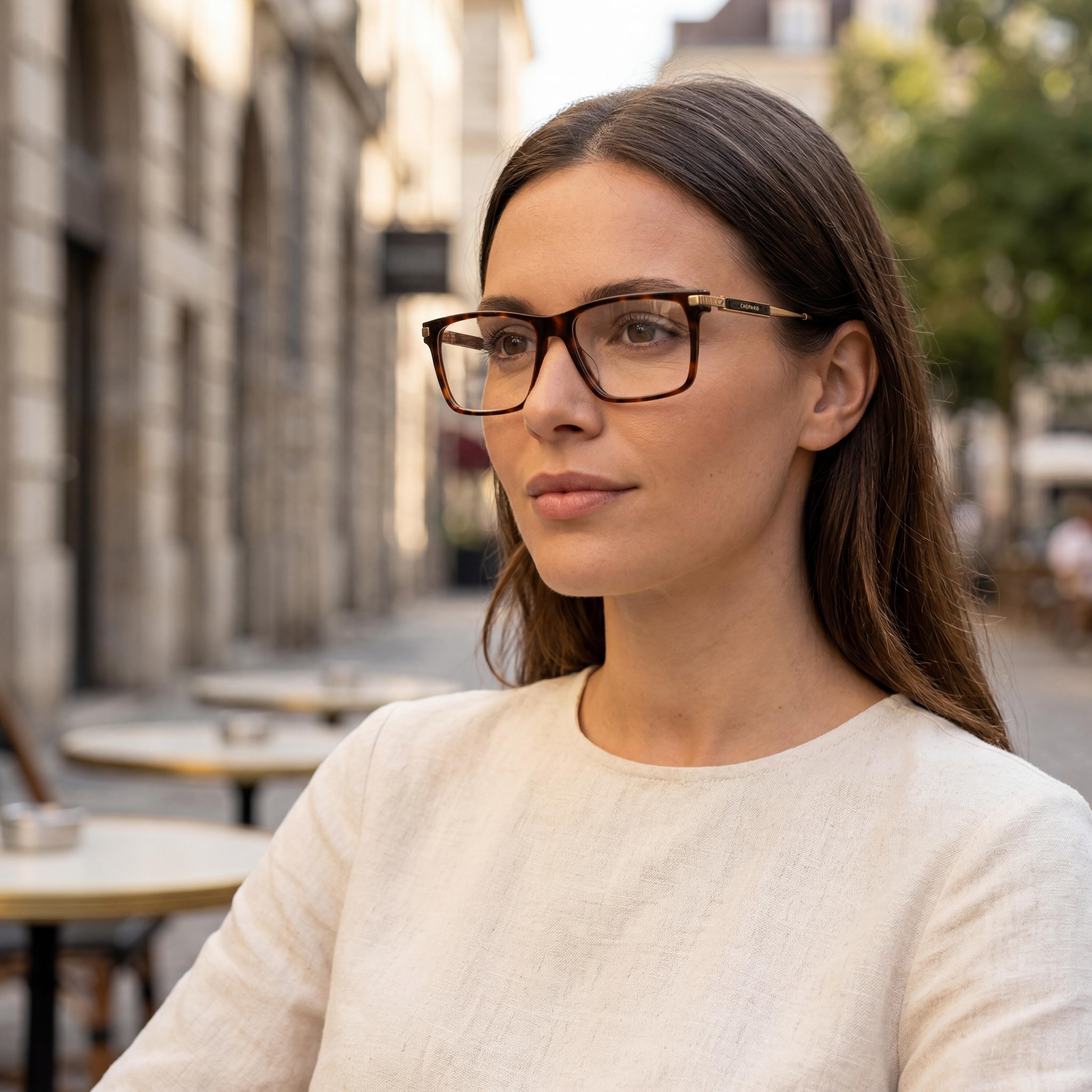 Gafas Ópticas Unisex Chopard Vch364, Acetato de Celulosa Rojo Habana Brillante, 56-16-145, Photo 6