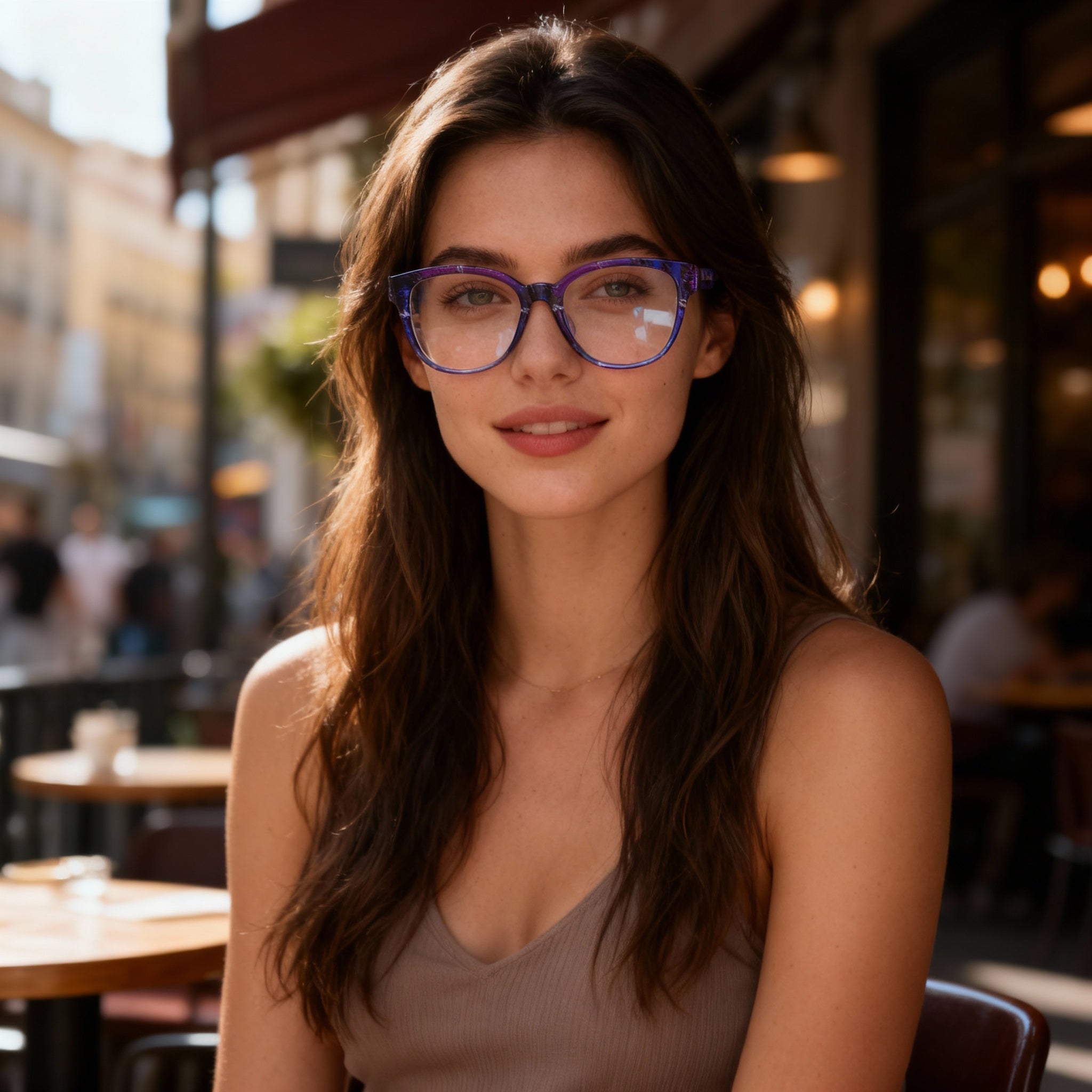 BURBERRY Classic Designer Unisex Violet Eyeglasses for Daily Wear and Prescription Vision Correction, Photo 4