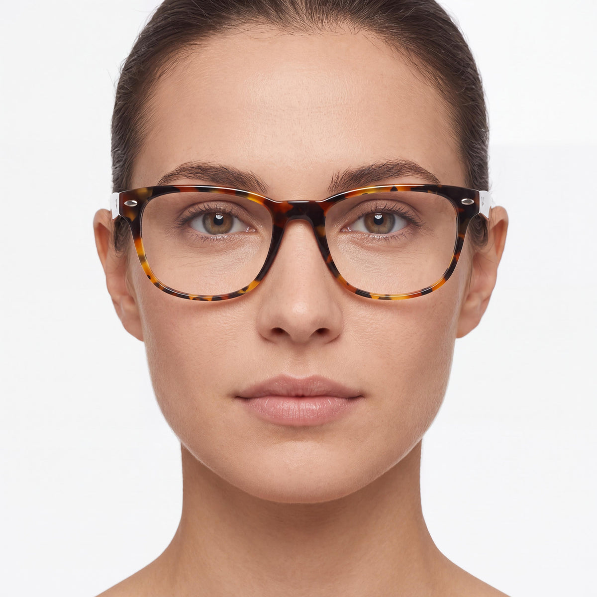 Ray-Ban Rx 5359 Women's Acetate Havana Brown/Grey Eyeglasses, 51mm Lens, 19mm Bridge, 145mm Temple, Photo 4
