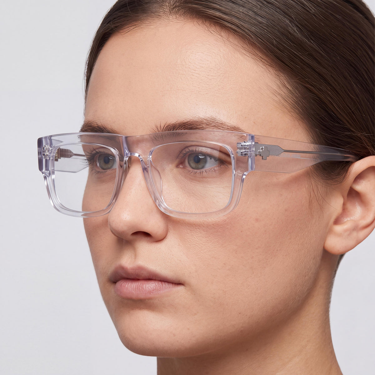 Gafas ópticas Spy Modern unisex de acetato multicolor, con lentes transparentes para hombres y mujeres, 57mm, Photo 4