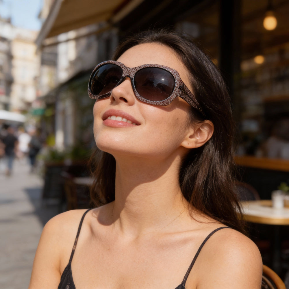 Gafas Smith Parley 807 de plástico negro con montura completa, estilo ojo de gato, con lentes transparentes para mujer, talla 54 mm