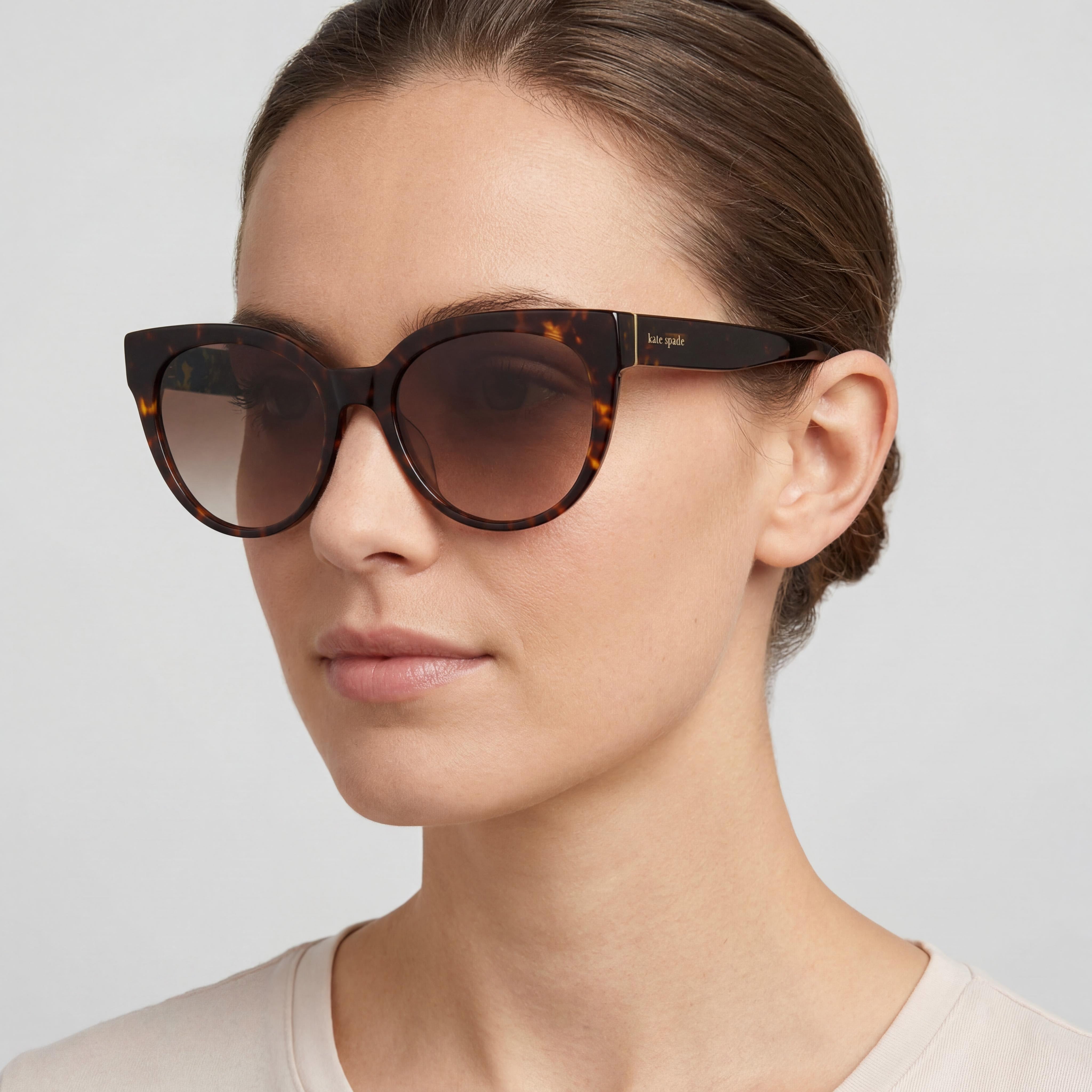 kate spade new york Casual. Acetate Frame Havana Multic Optical Frames for Women, Size 50-17-140, Photo 4