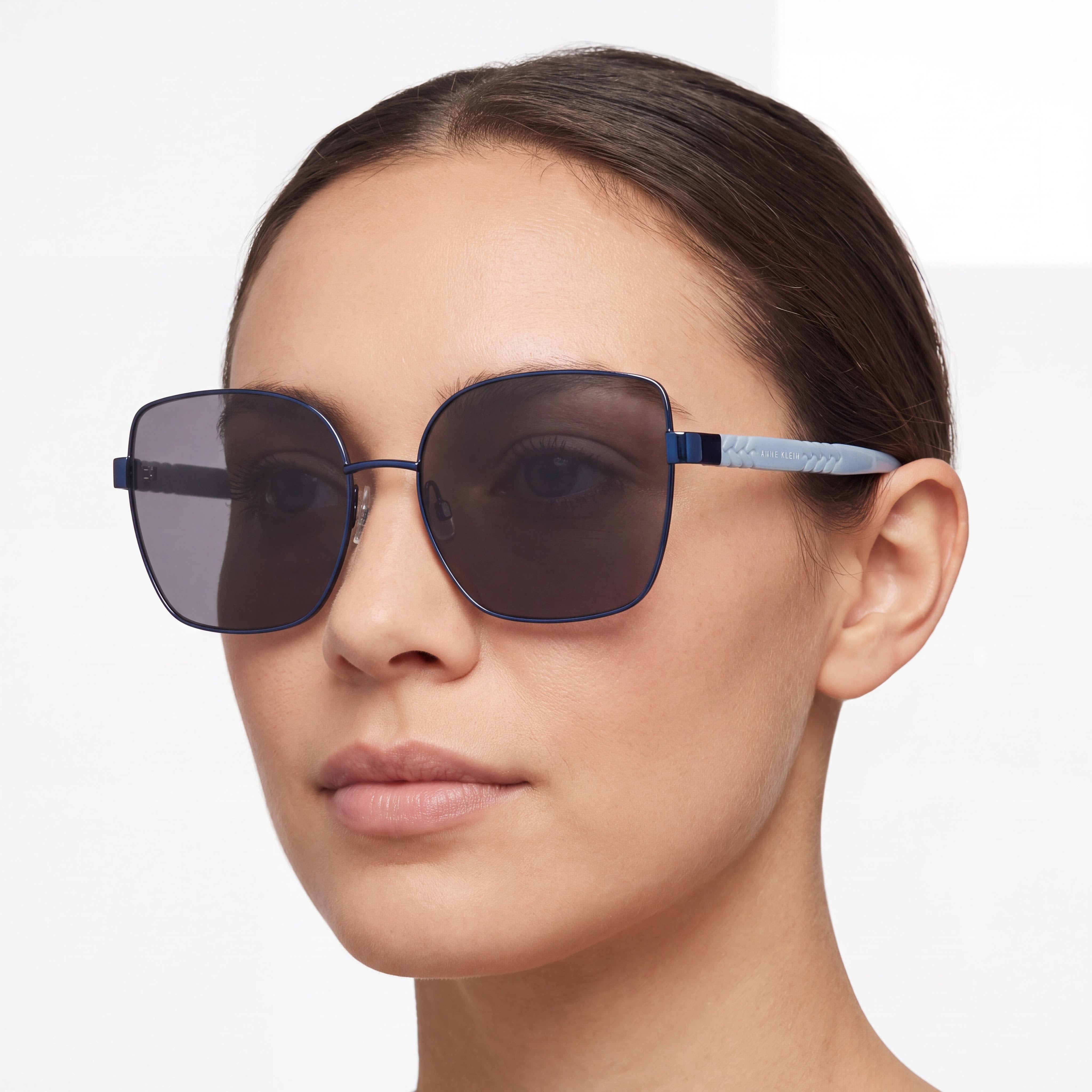 Gafas de sol unisex Anne Klein Glam de color azul marino, Photo 5