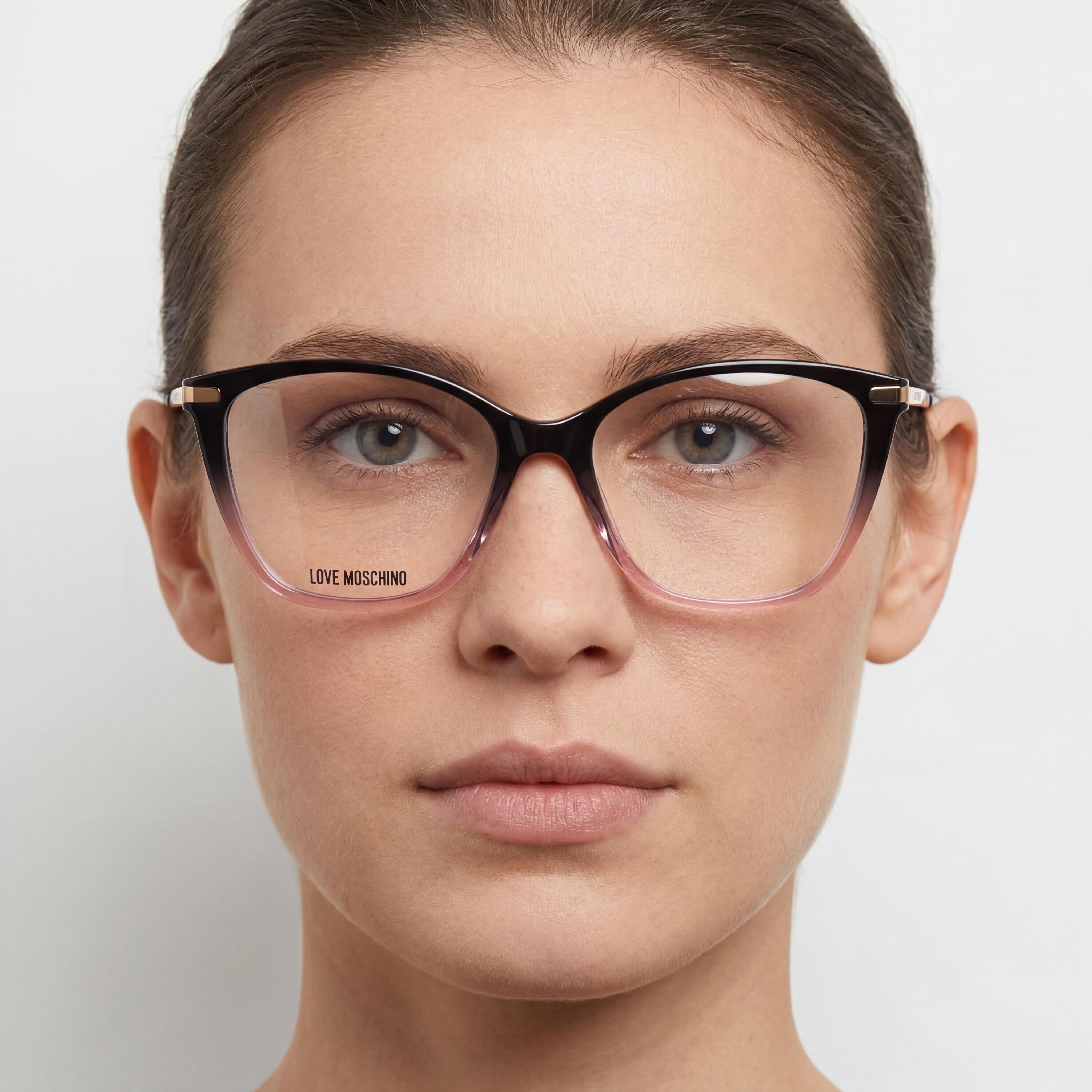Gafas de sol Love Moschino MOL572 para mujer, color negro y rosa, montura de lentes de 53 mm, puente de 17 mm, patillas de 140 mm, Photo 4