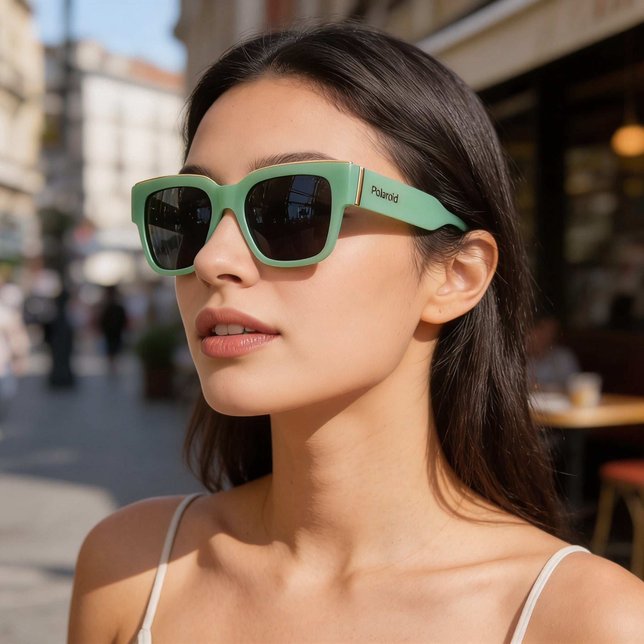 Polaroid PLD 6198/S/X Casual Unisex Green Frame Grey Lens Polycarbonate UV Protection Sunglasses 52mm, Photo 6