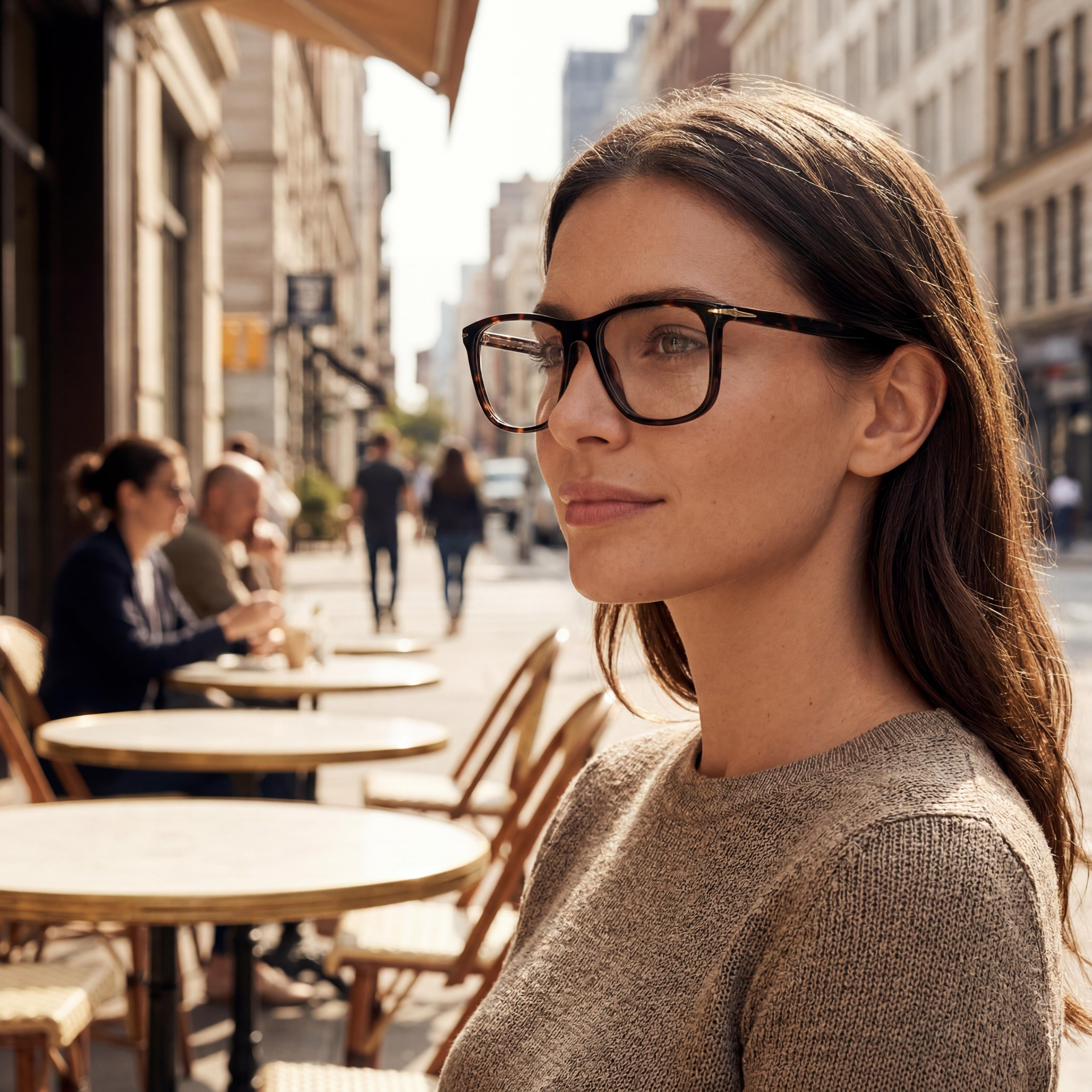 David Beckham Modern Unisex Eyewear with Havana Acetate Frame, Havana Polycarbonate Lenses, 55mm Lens Width, Photo 5