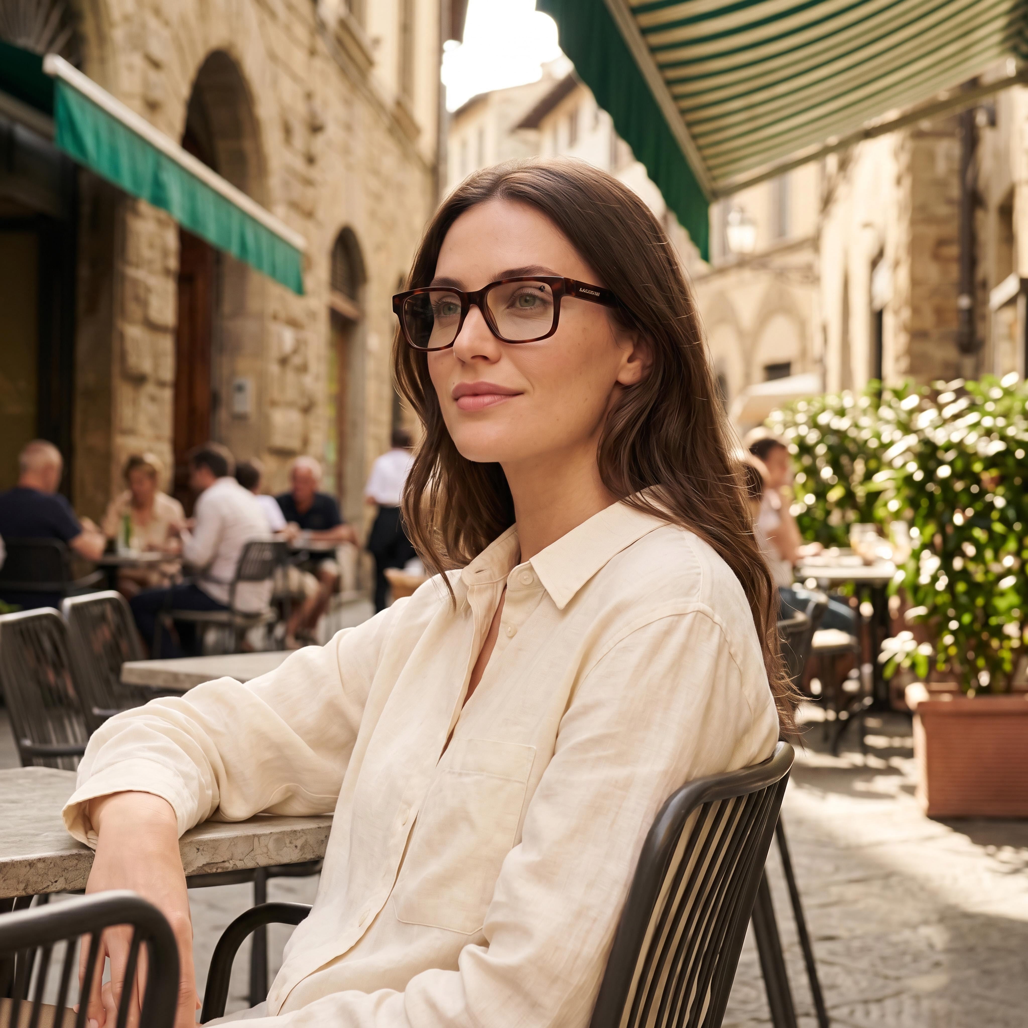 Lacoste L2928 Modern Unisex Injected Havana Eyeglasses 53mm, Photo 4