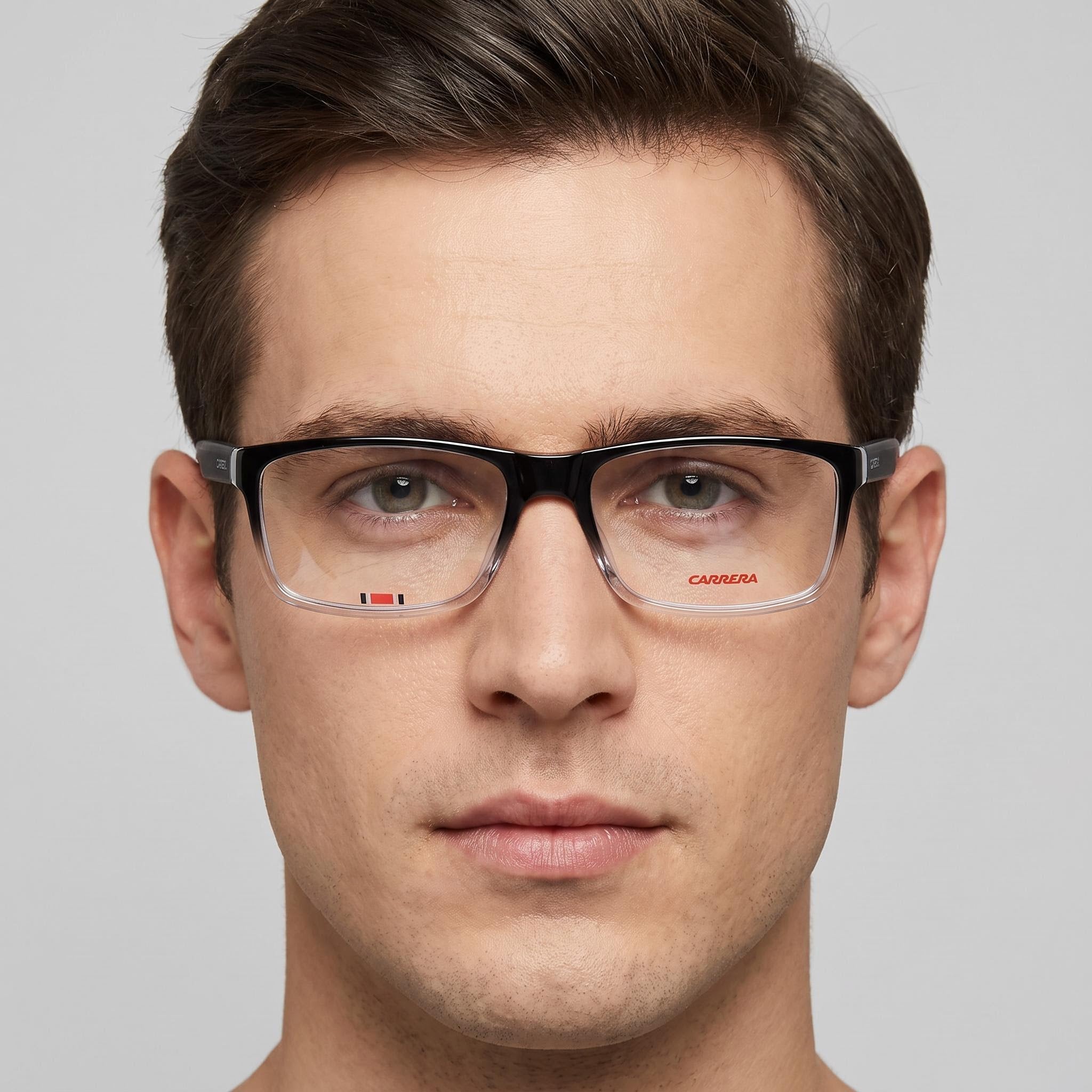 Gafas de acetato negras y grises Carrera 8852 unisex de 57 mm, Photo 4