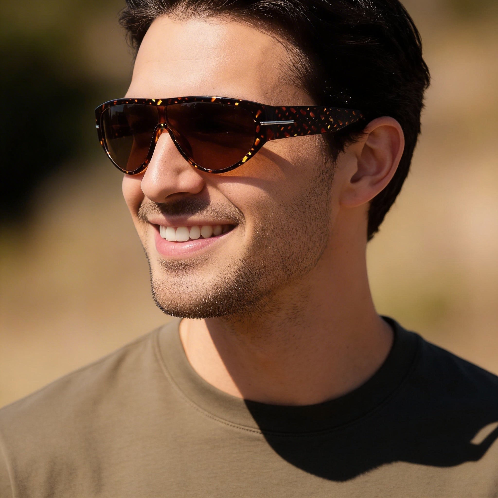 Gafas de sol Hugo Boss para hombre Boss 1623/S casuales ecológicas de patrón Habana en marrón con protección UV no polarizadas de 99 mm, Photo 6