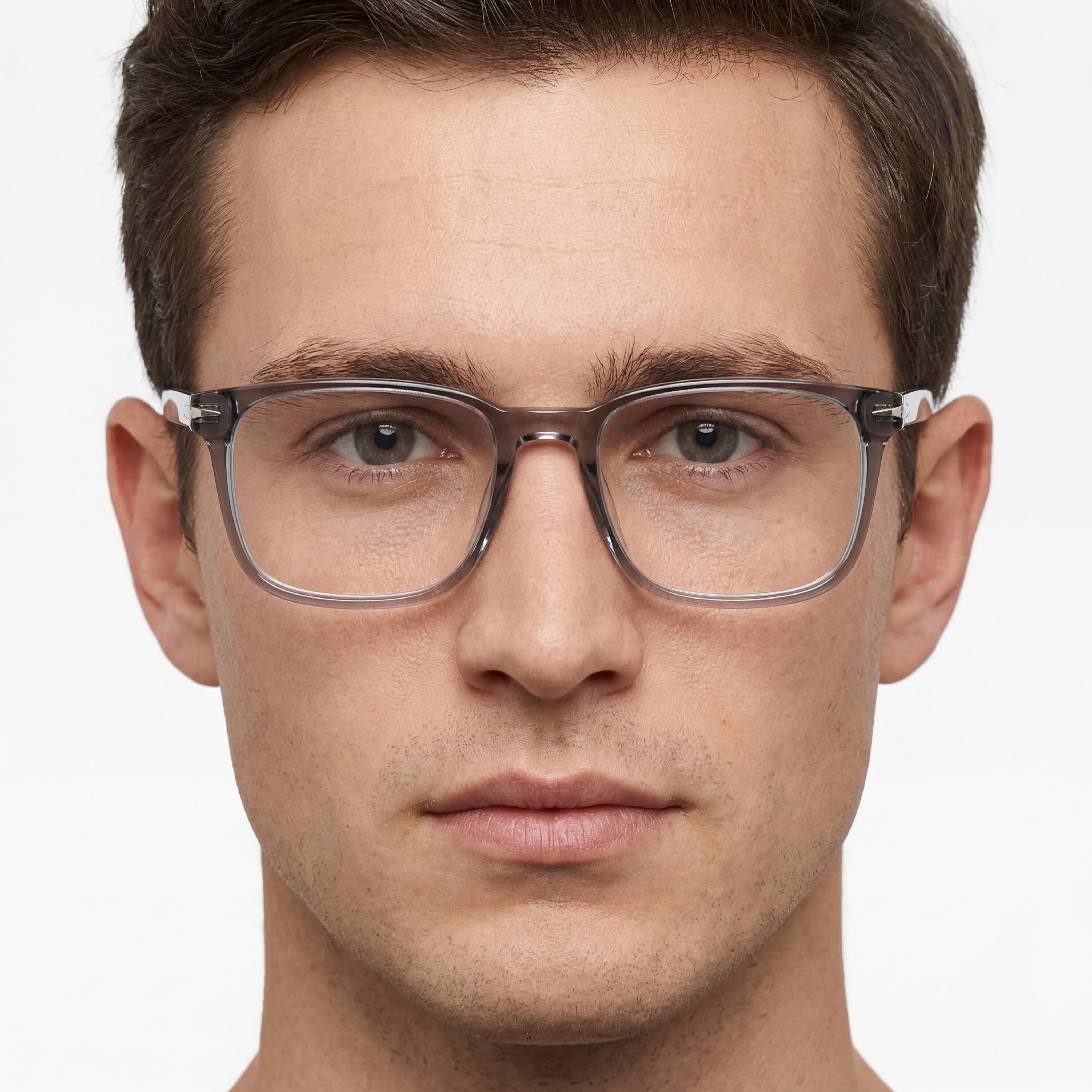 David Beckham Db 1063 Men's Eyewear Frames with Grey Plastic Construction and Polycarbonate Lenses, 55mm Lens Width, Photo 4