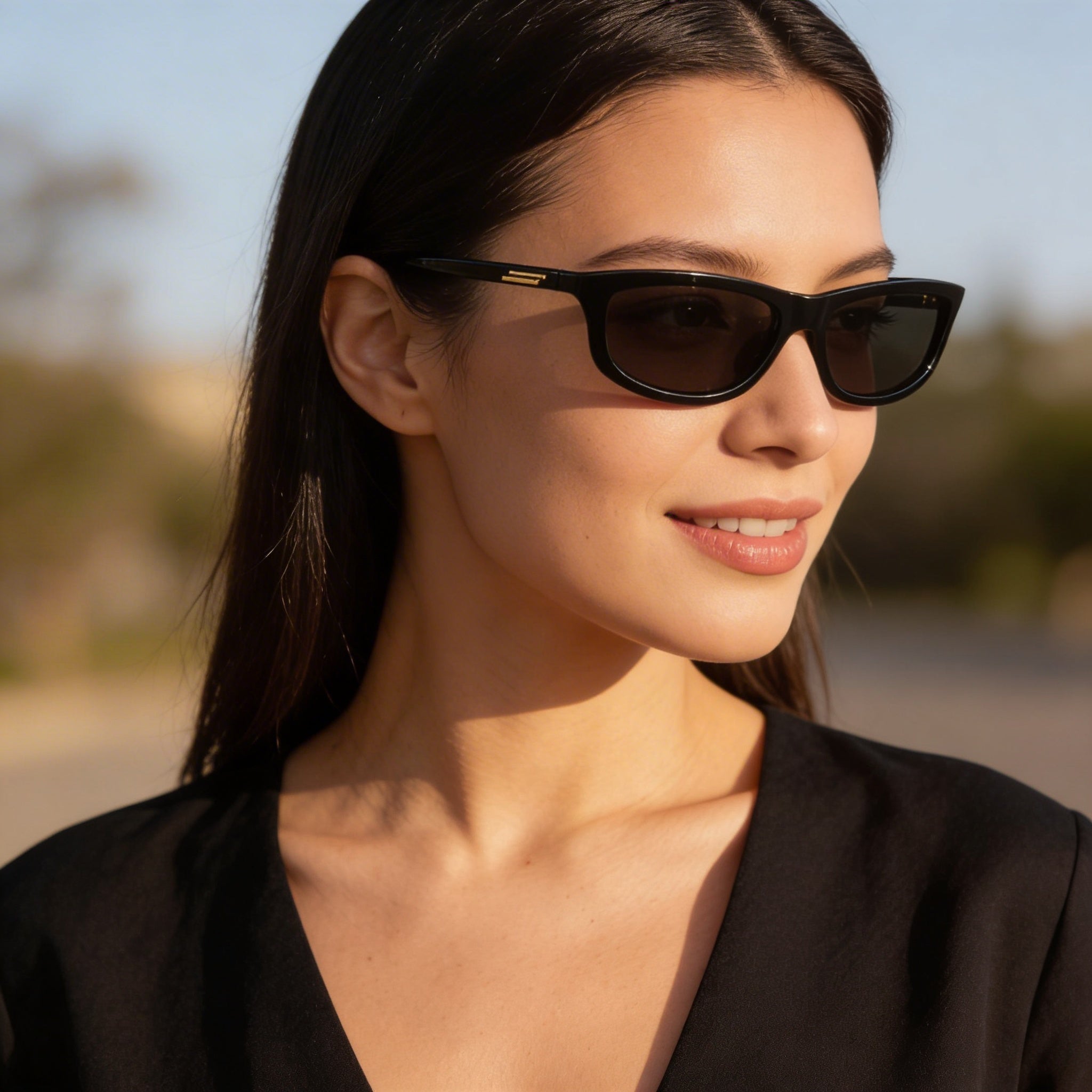 Gafas de sol unisex Bottega Veneta Bv1327s-001, montura gris negra, lentes no polarizadas, ancho de lente de 58 mm, Photo 6