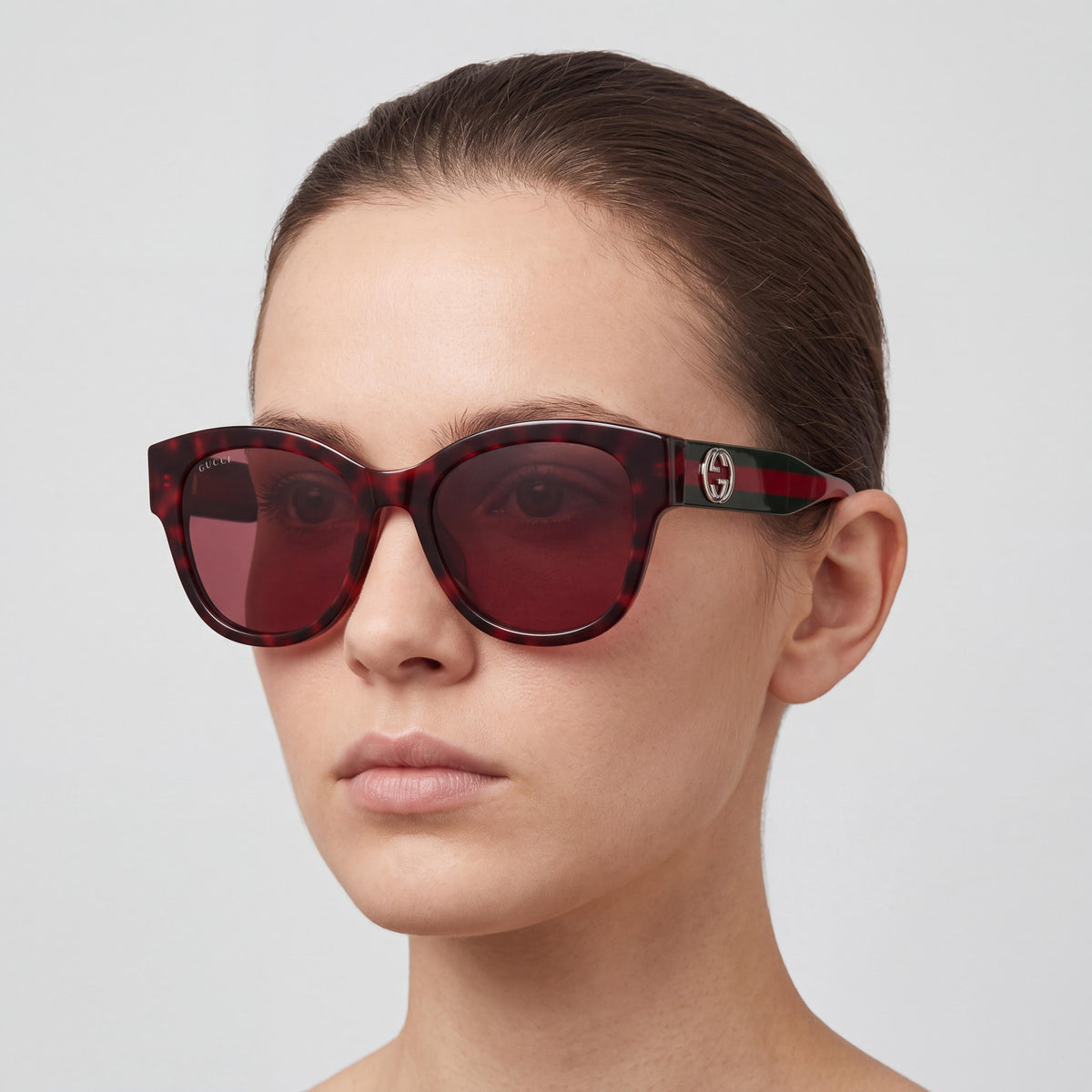 Gucci Modern GG1866SK-003 Unisex Recycled Sunglasses with Black Frame and Black Lenses, Photo 5