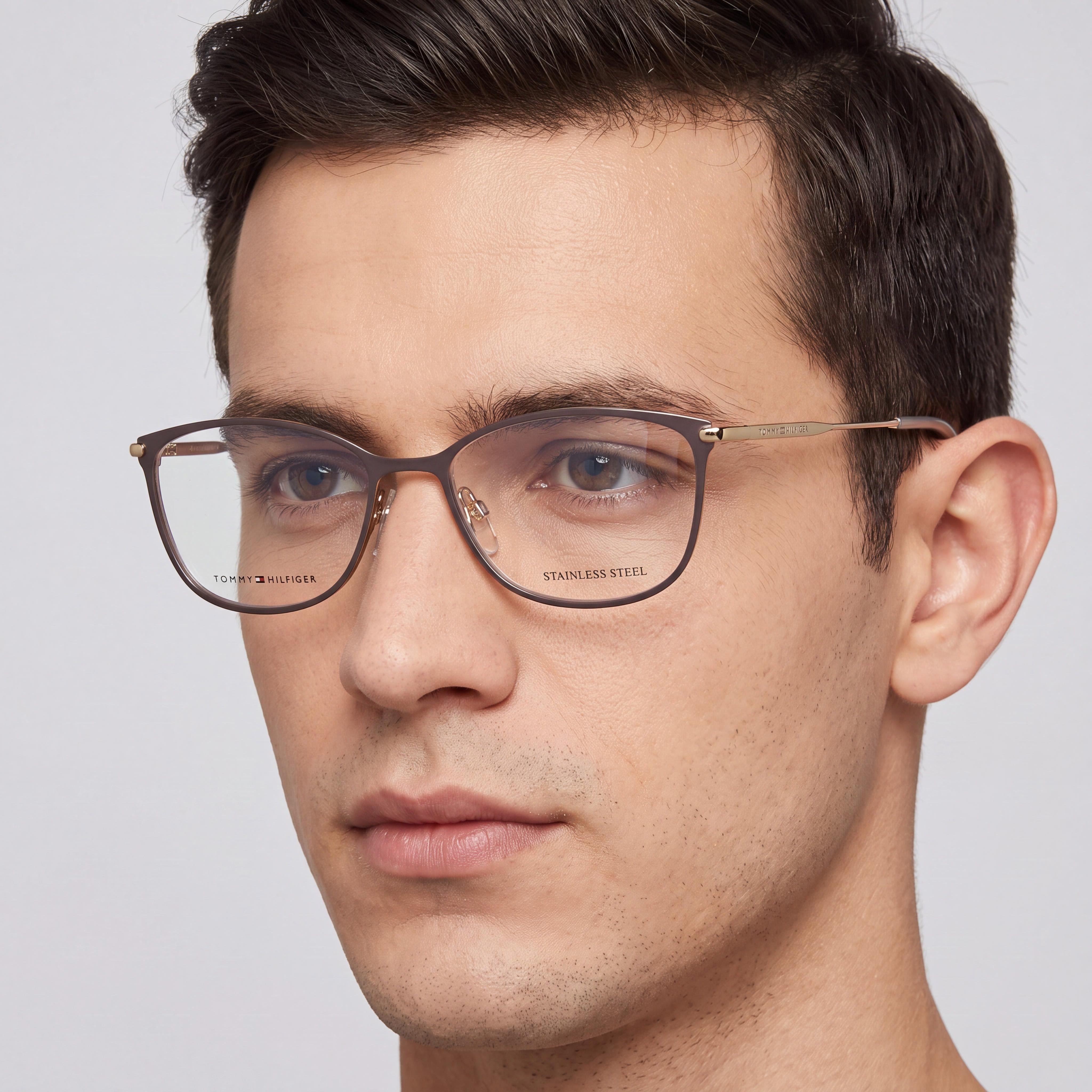 Tommy Hilfiger Th 1637 Unisex Gold Grey Alloy Steel Frame Sunglasses with Polycarbonate Lenses 53mm, Photo 4