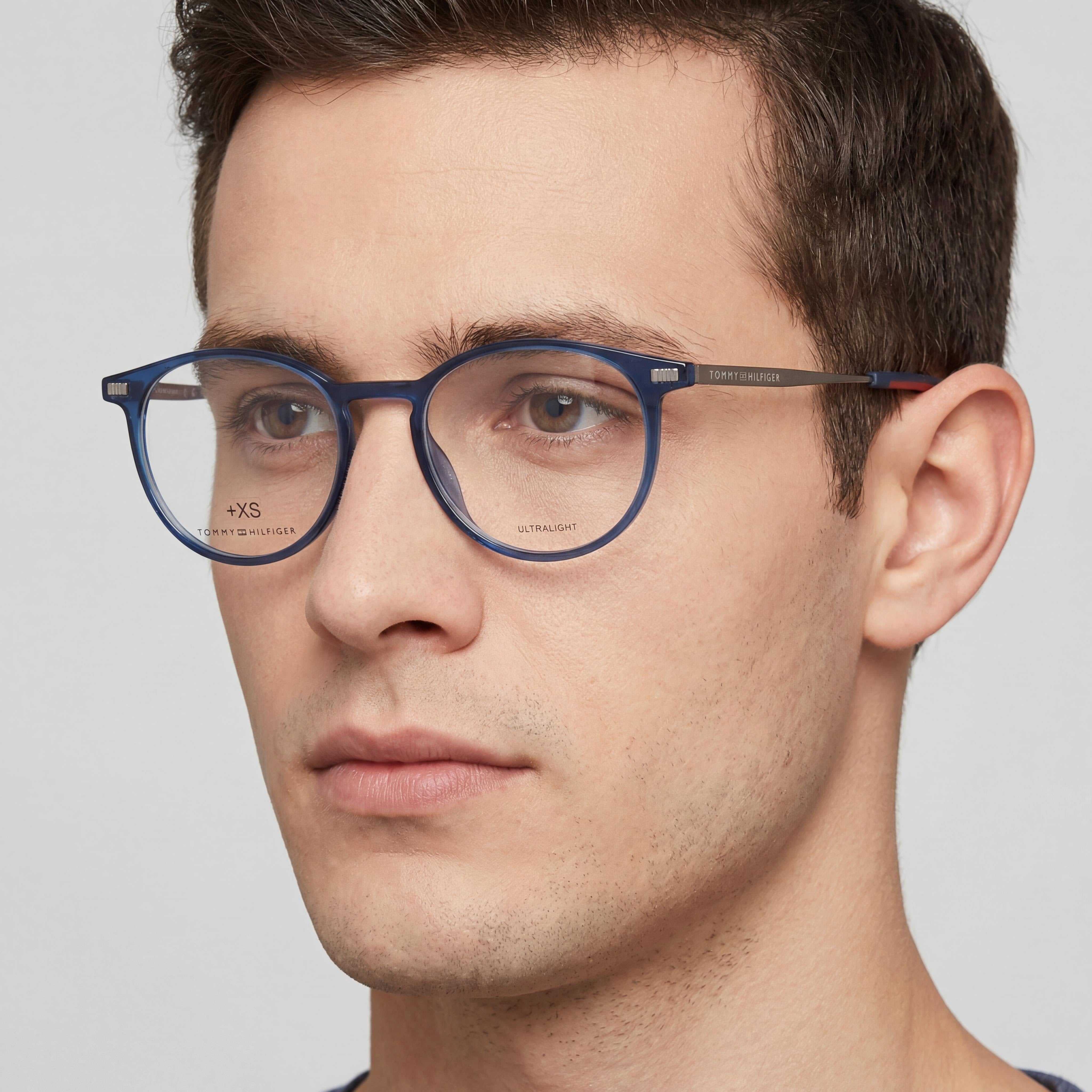 Tommy Hilfiger Casual Eyewear for Men with Polyamide Inj-Gril. Frame Material Size 51-18-145, Photo 5
