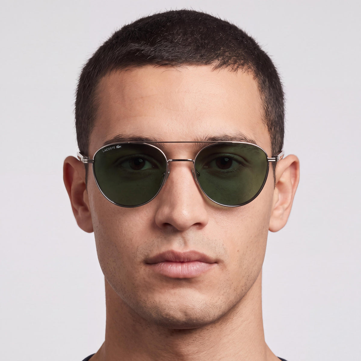Lacoste L271s N Men's Classic Style Eyeglasses Featuring a Gunmetal Metal Frame, 54mm Lens Width, Photo 5