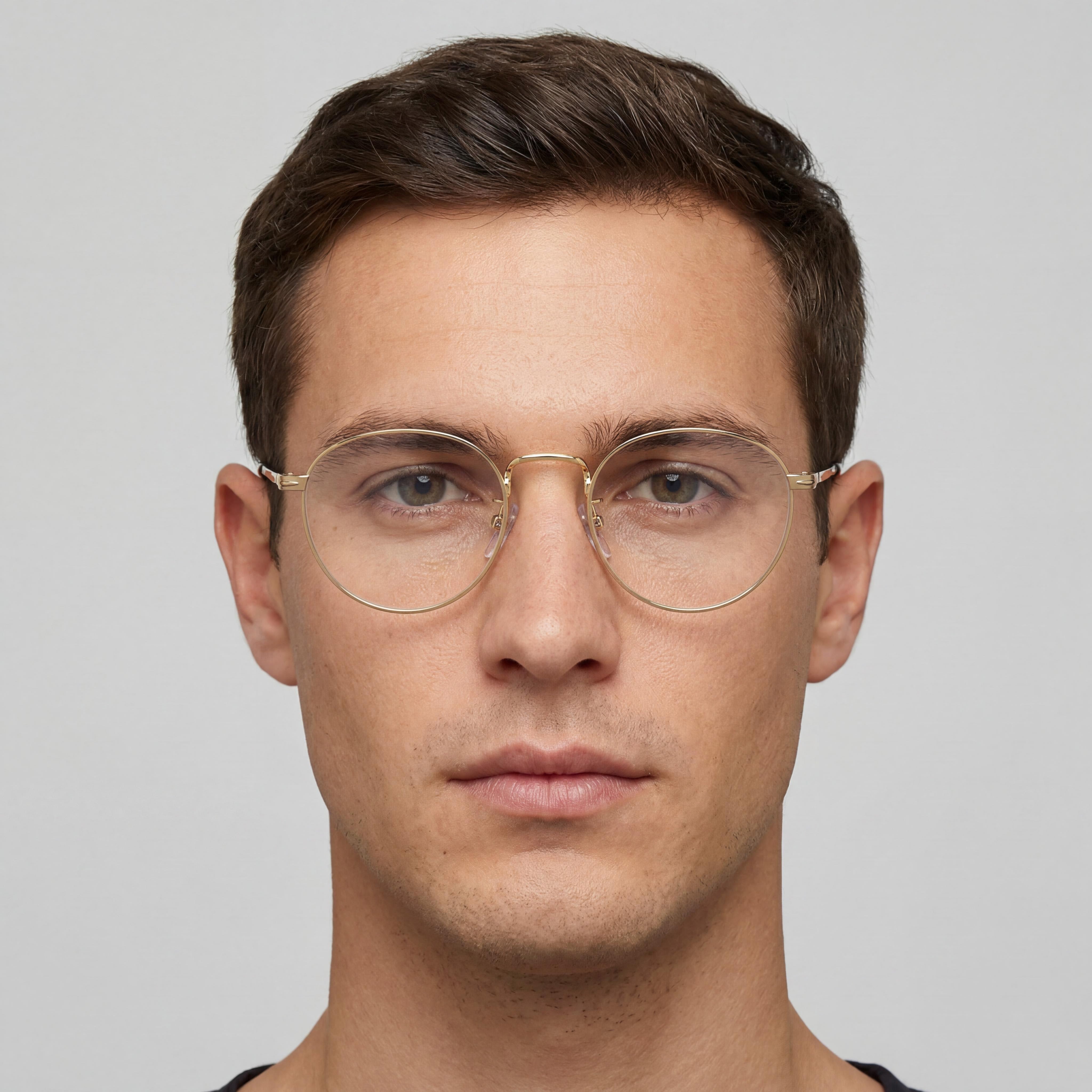 David Beckham Db 1015 Unisex Gold Stainless Steel Eyeglasses 50-21-145, Photo 3