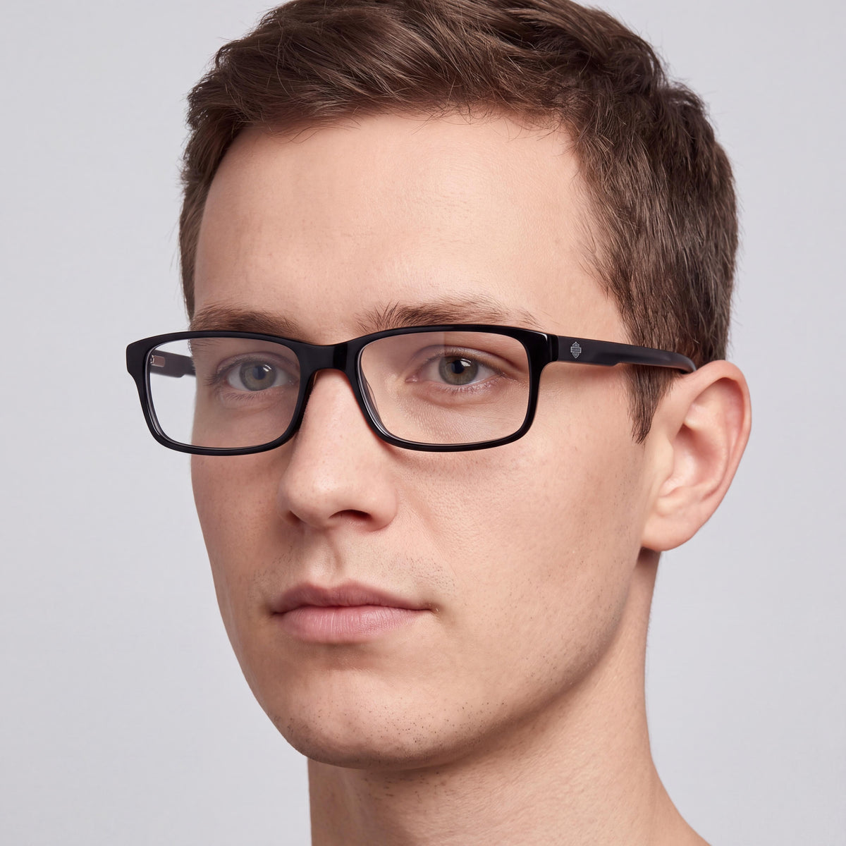 Harley-Davidson Sporty Model Unisex Eyewear featuring a Plastic Frame in Shiny Blue Finish, Size 57/17/145, Photo 3
