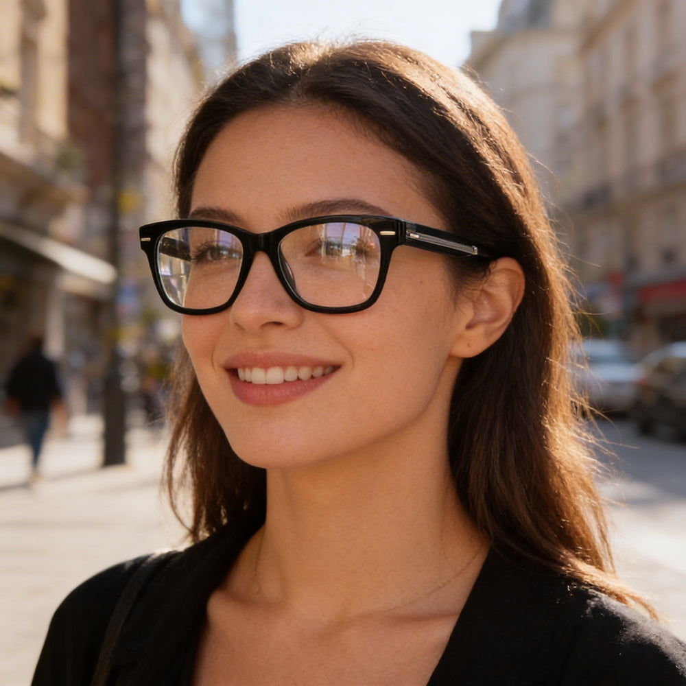 Calvin Klein CK23512 Women's Cat Eye Full Rim Eyeglasses, Black Acetate Frame, 52mm