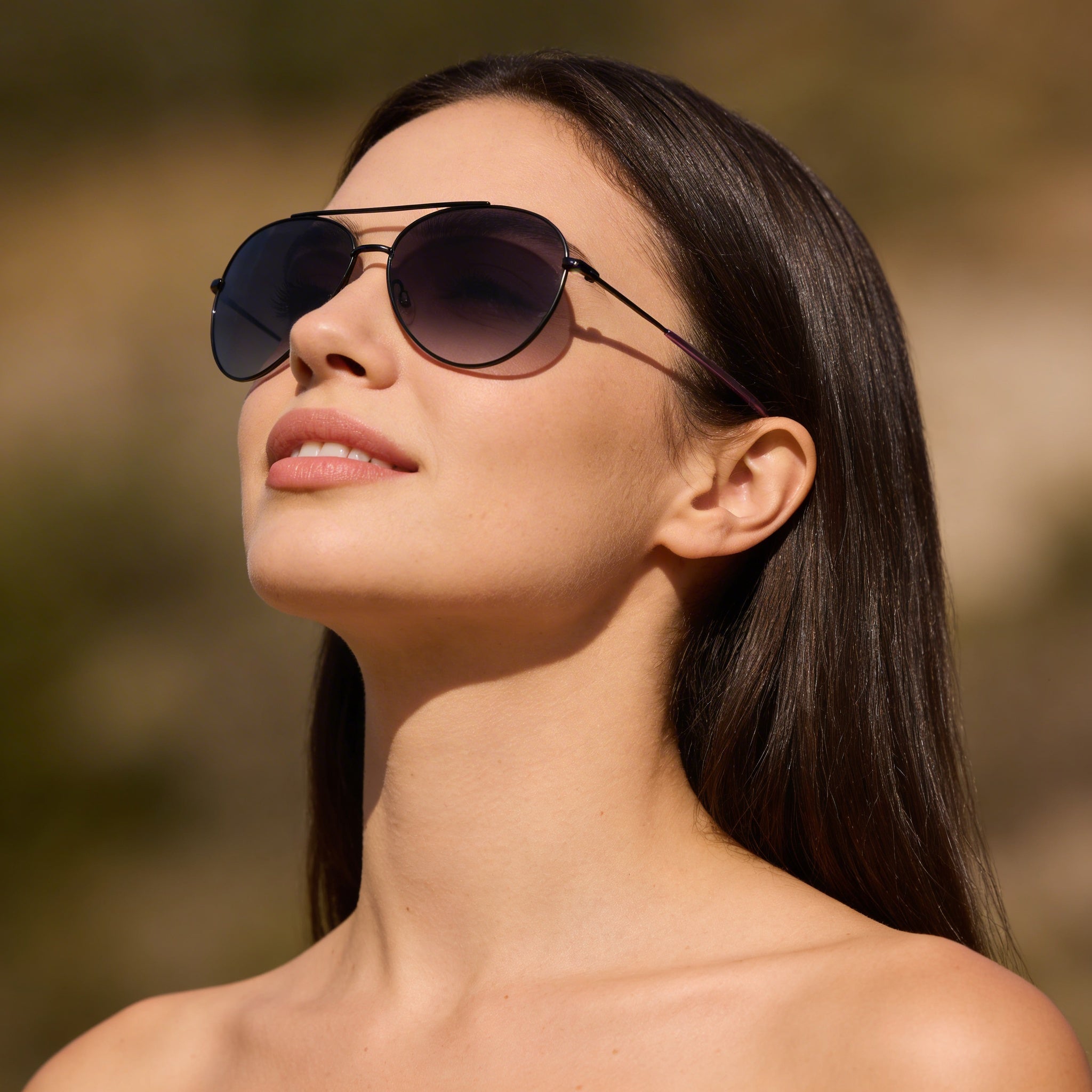 Rag & Bone Modern Women's Pilot Black Alloy Steel Frame Non-Polarized Polycarbonate Sunglasses 58mm, Photo 4