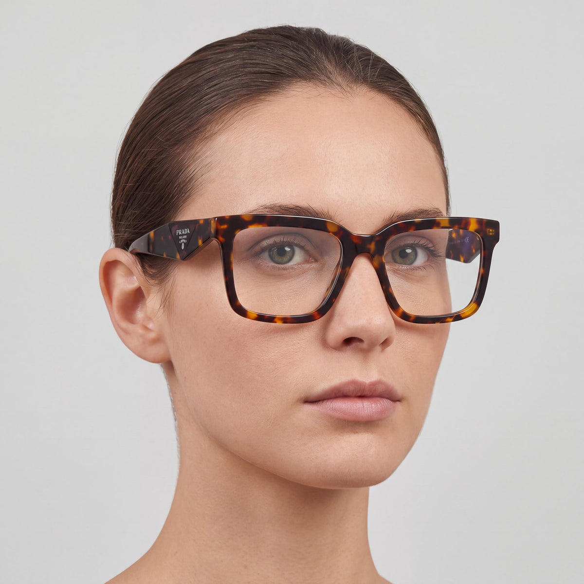 Gafas graduadas Prada 0pr 10yv para mujer de acetato multicolor con montura completa cuadrada y lentes sin graduación de 54 mm, Photo 5