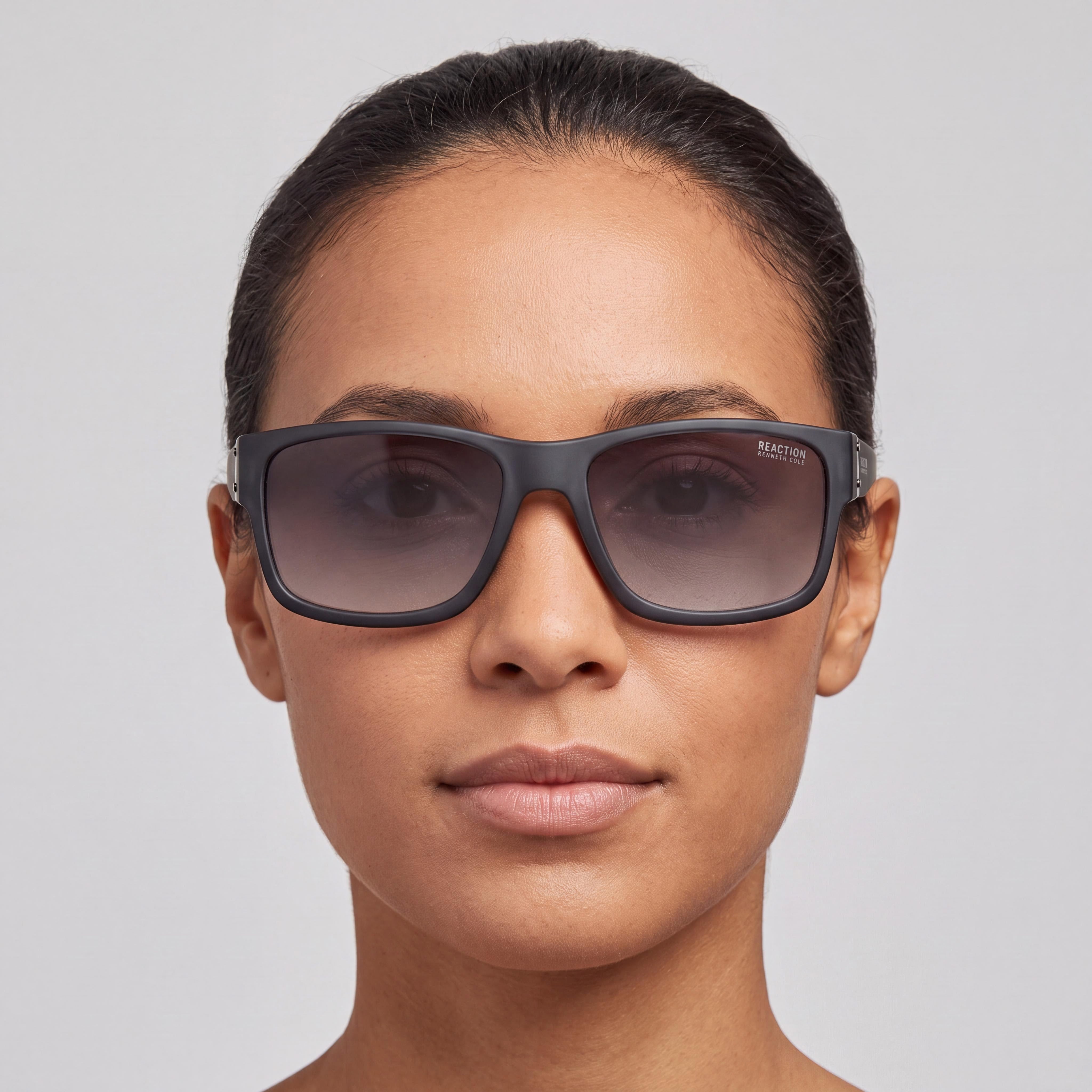 Gafas de sol Kenneth Cole KC1246 para mujer, cuadradas, de plástico, color gris humo degradado, no polarizadas, 100 % UV, 58 mm, Photo 5