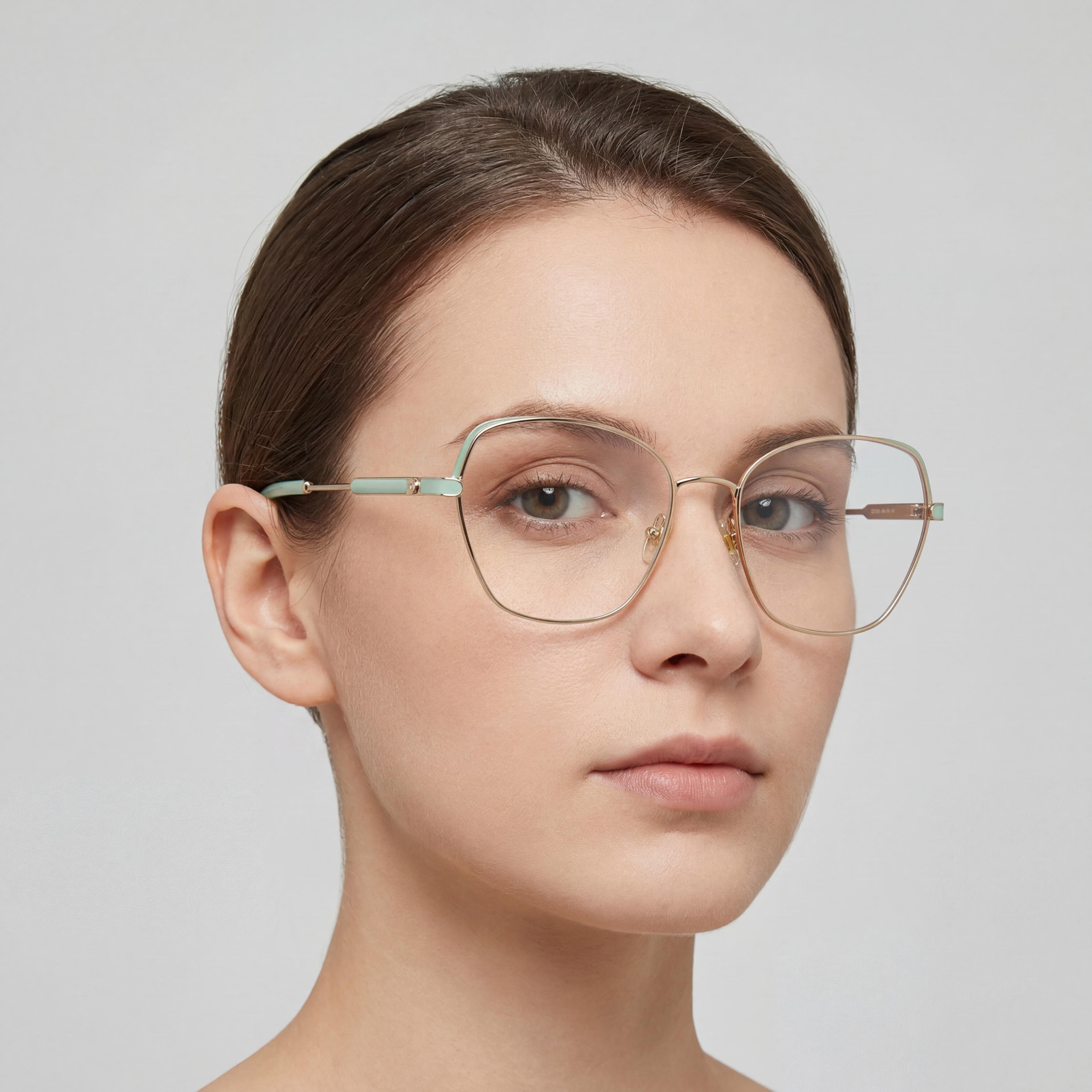 kate spade new york Zeena/G Women's Sunglasses with Gold Green Metal Frame 54mm, Photo 4