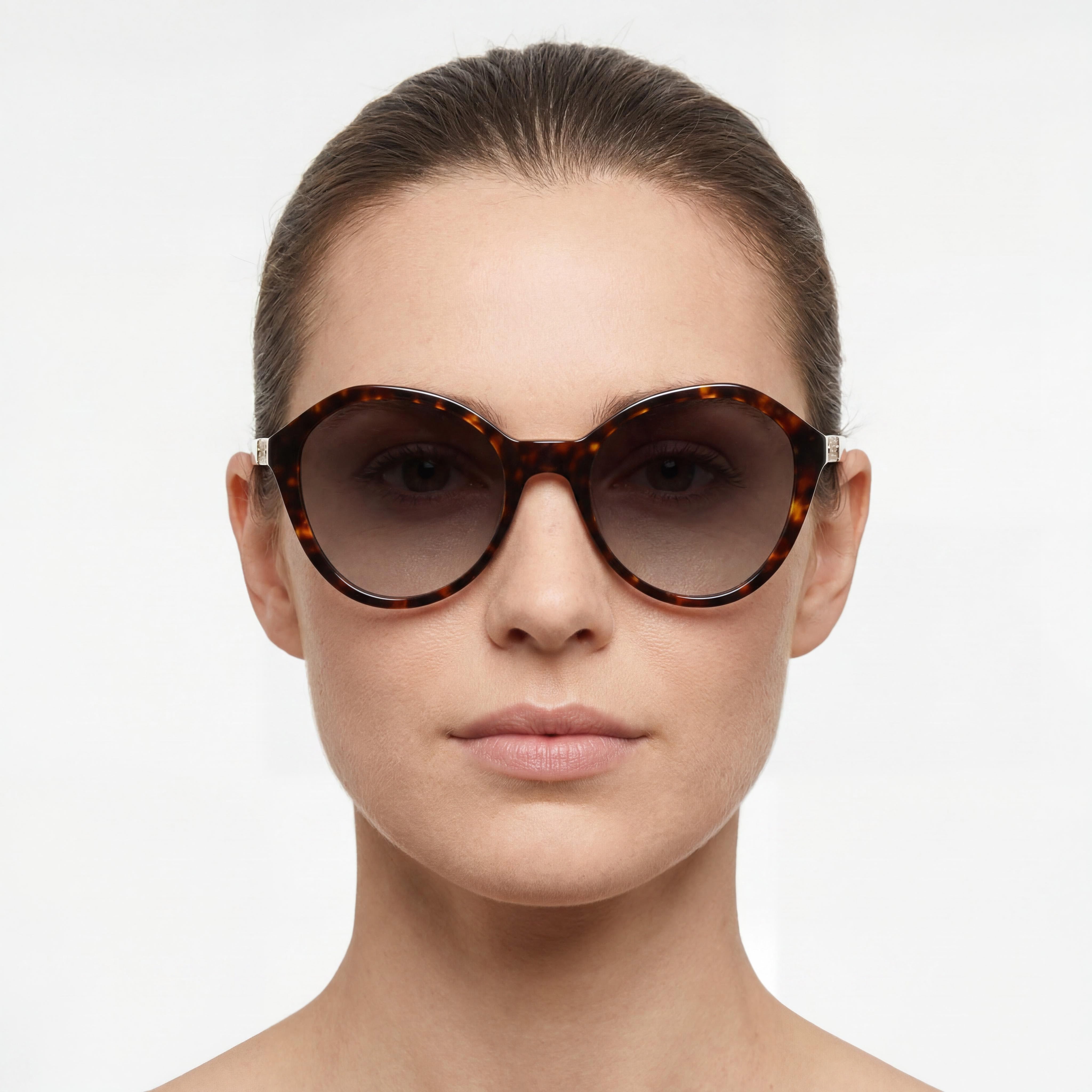 kate spade new york JEZEBEL/G/S Gafas de sol contemporáneas para mujer con montura de plástico habana y lentes marrones degradadas de 54 mm, Photo 3