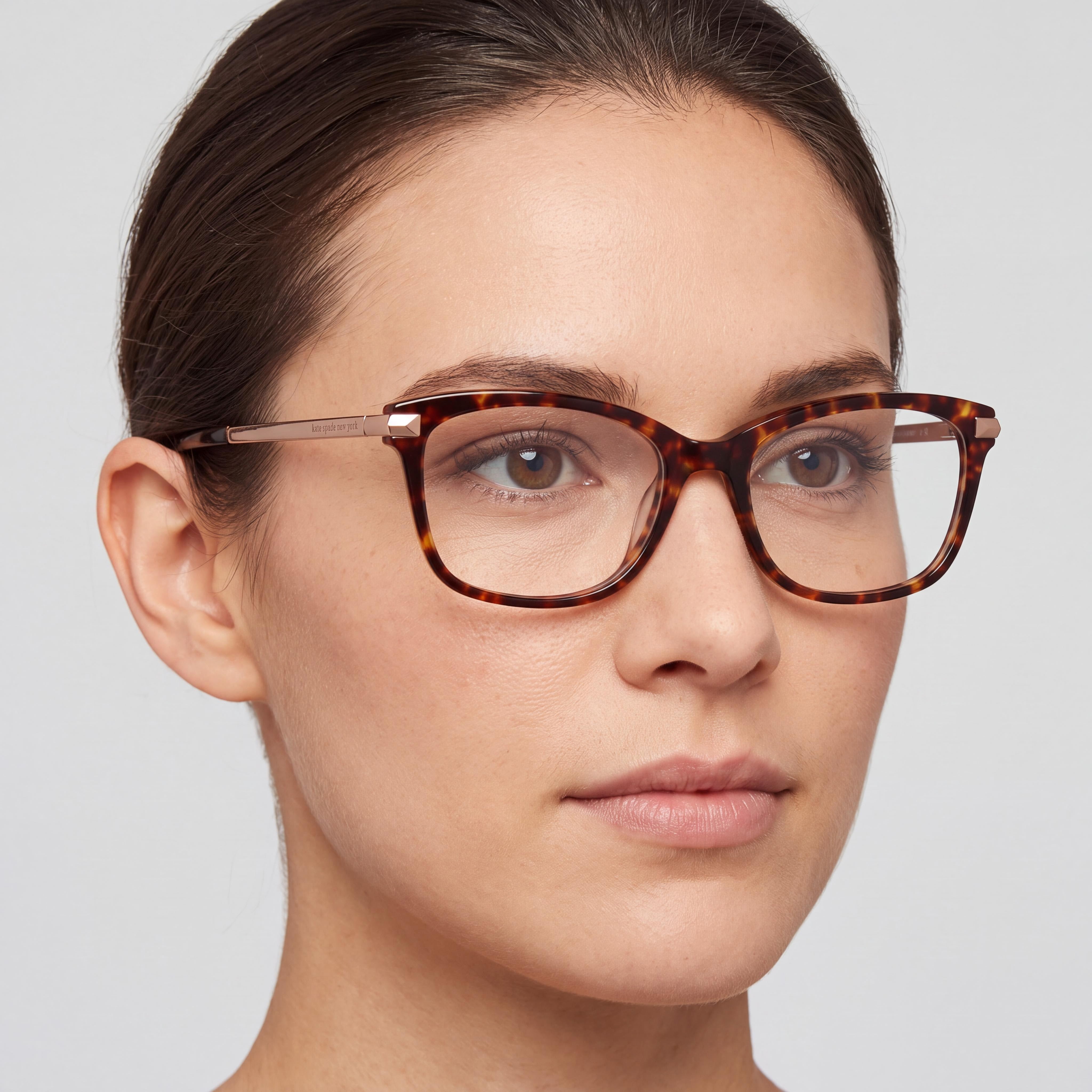 kate spade new york Vicenza Women's Acetate Havana Sunglasses 48mm, Photo 4