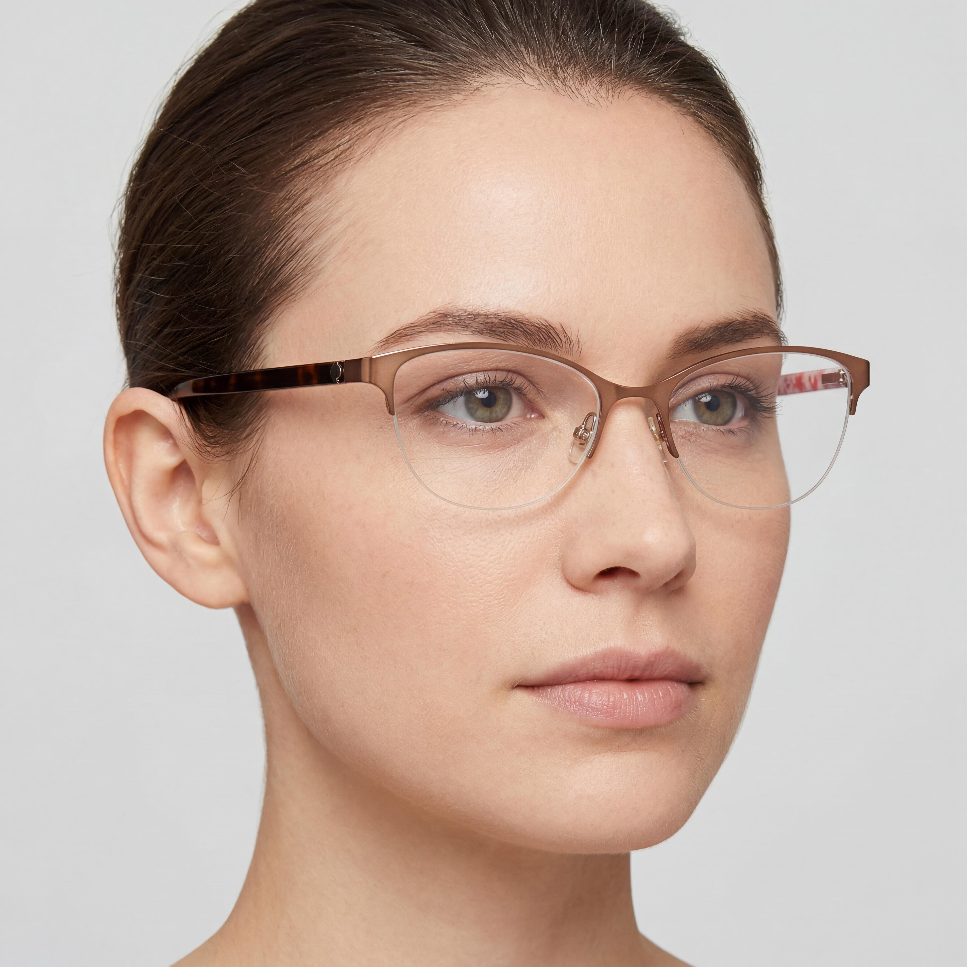 Kate Spade New York Adalina Women's Matte Brown Metal Sunglasses 51mm, Photo 3