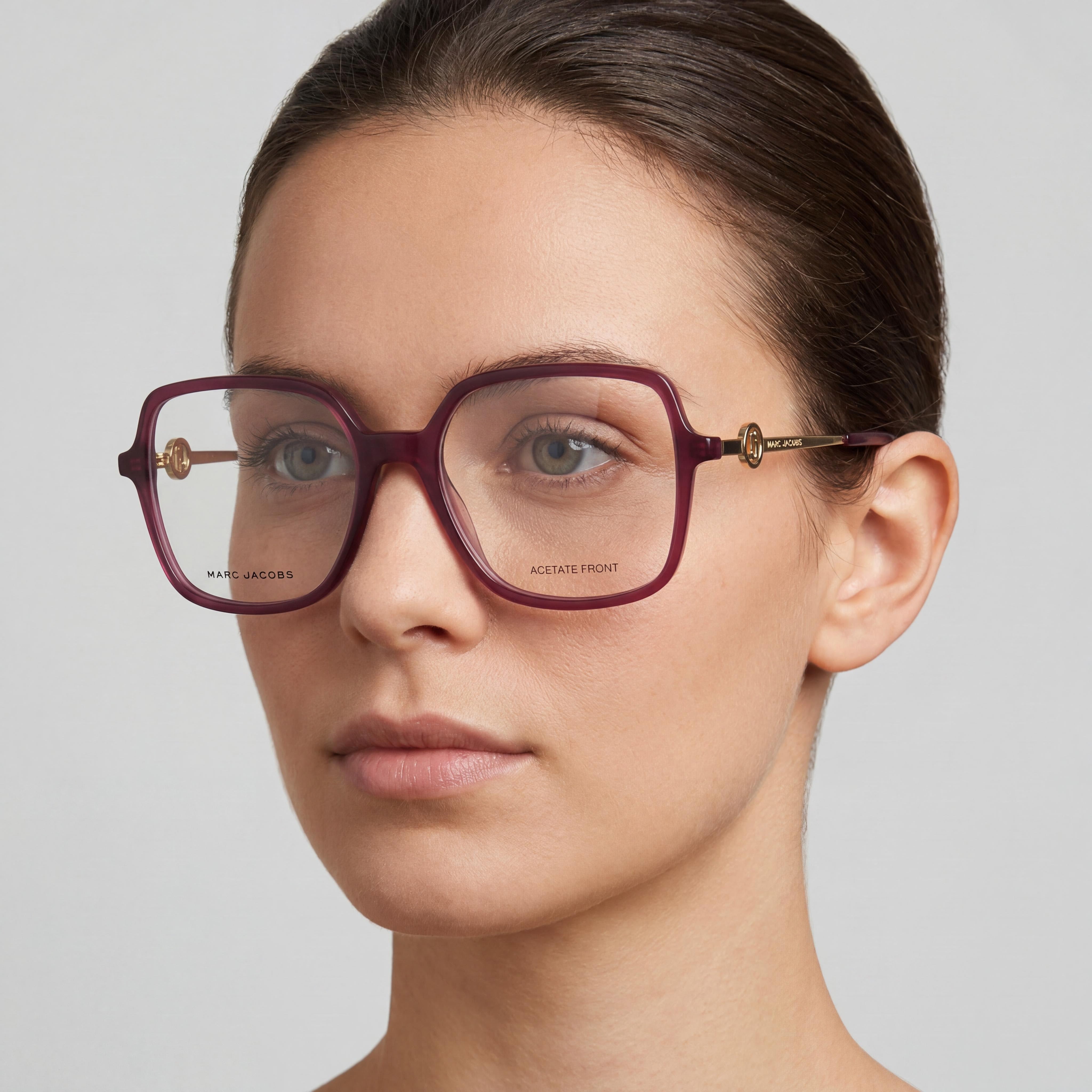 Marc Jacobs Casual Women's Acetate Frame Plastic Non Polarized Clear Lens Eyeglasses 54-16-140, Photo 4