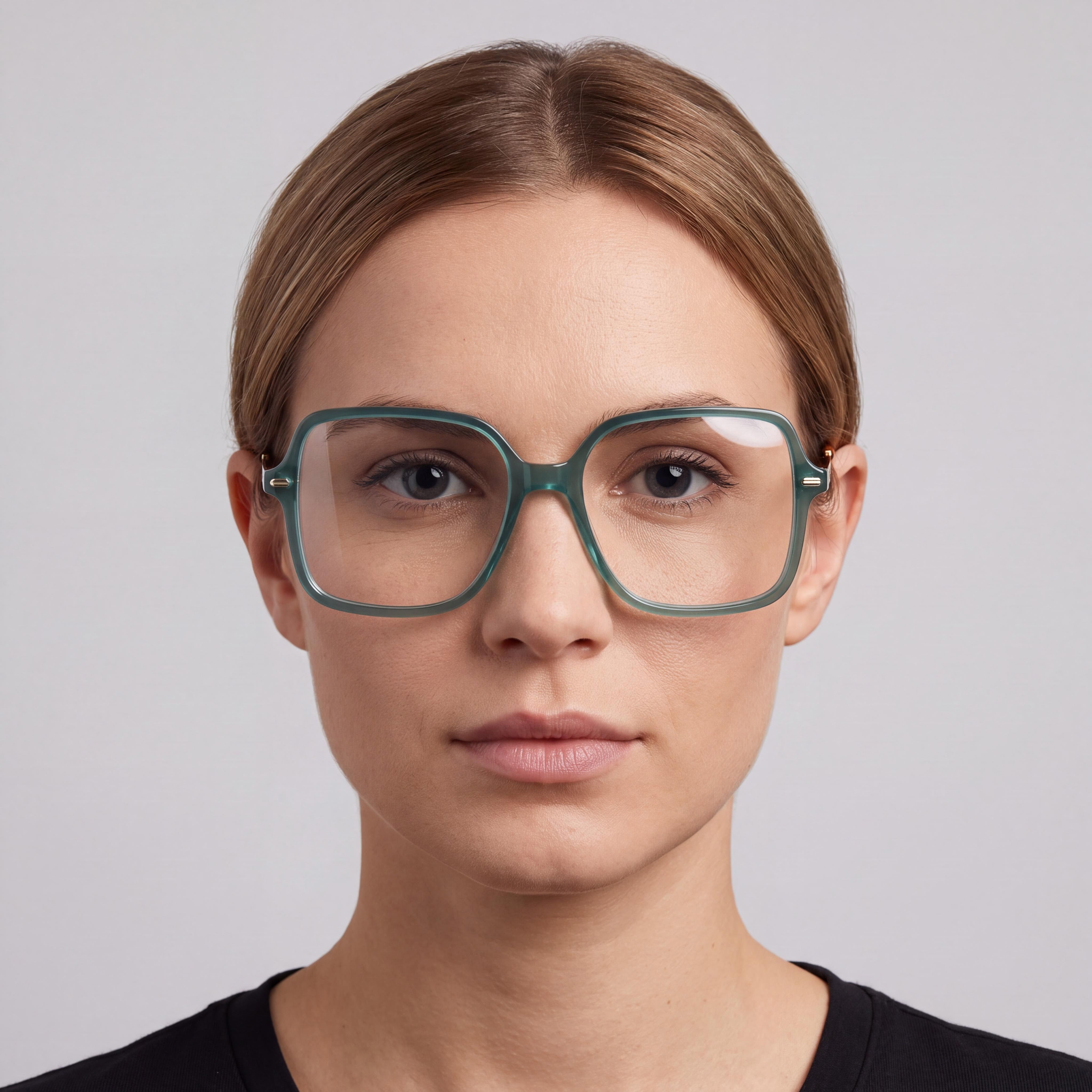Carrera Casual Women's Green Acetate Eyeglasses featuring 55mm Lens Width, 16mm Bridge, and 140mm Temple Length, Photo 4