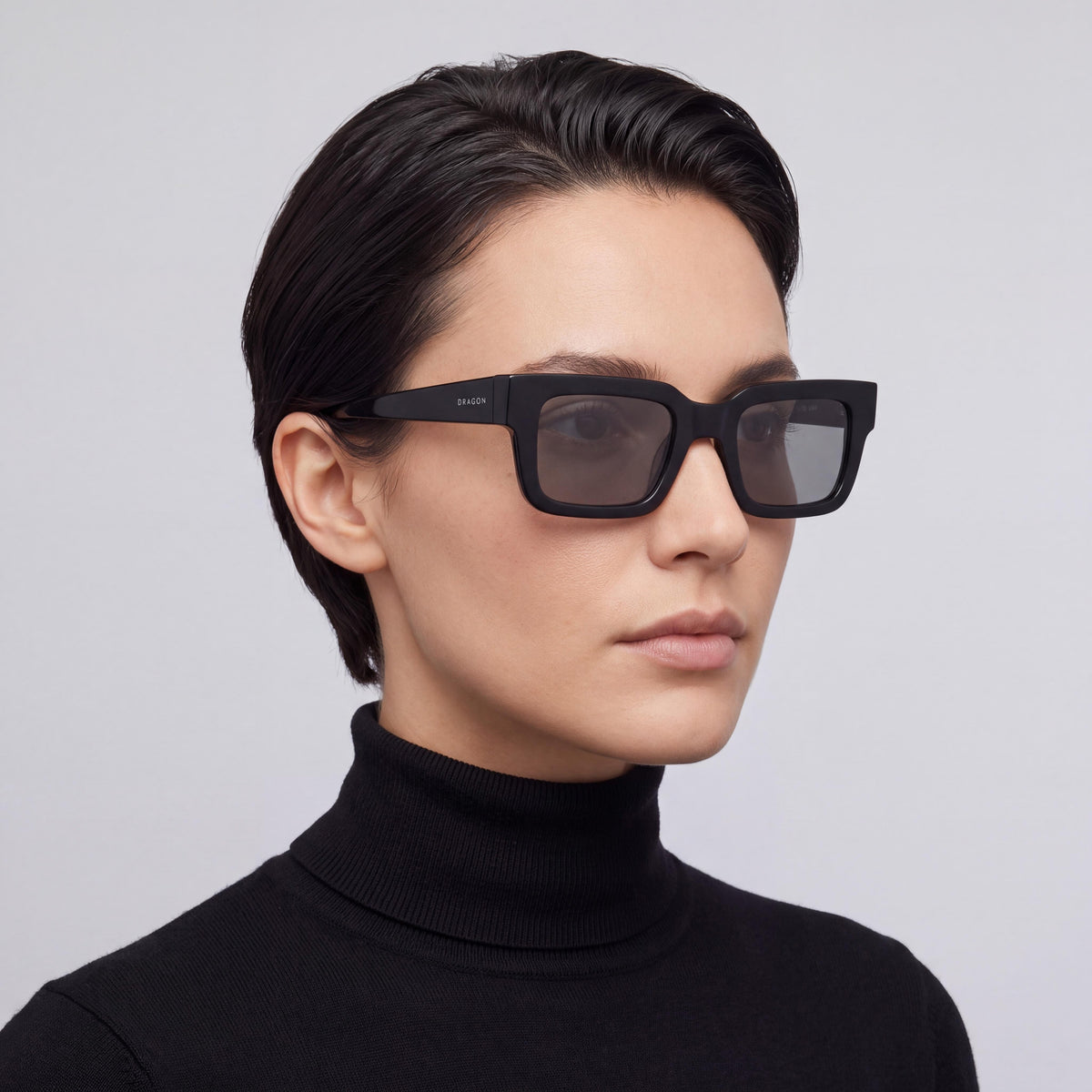Dragon Alliance Ezra Ll Polar Women's Polarized Lumalens Acetate Sunglasses Shiny Black Smoke 50mm, Photo 5