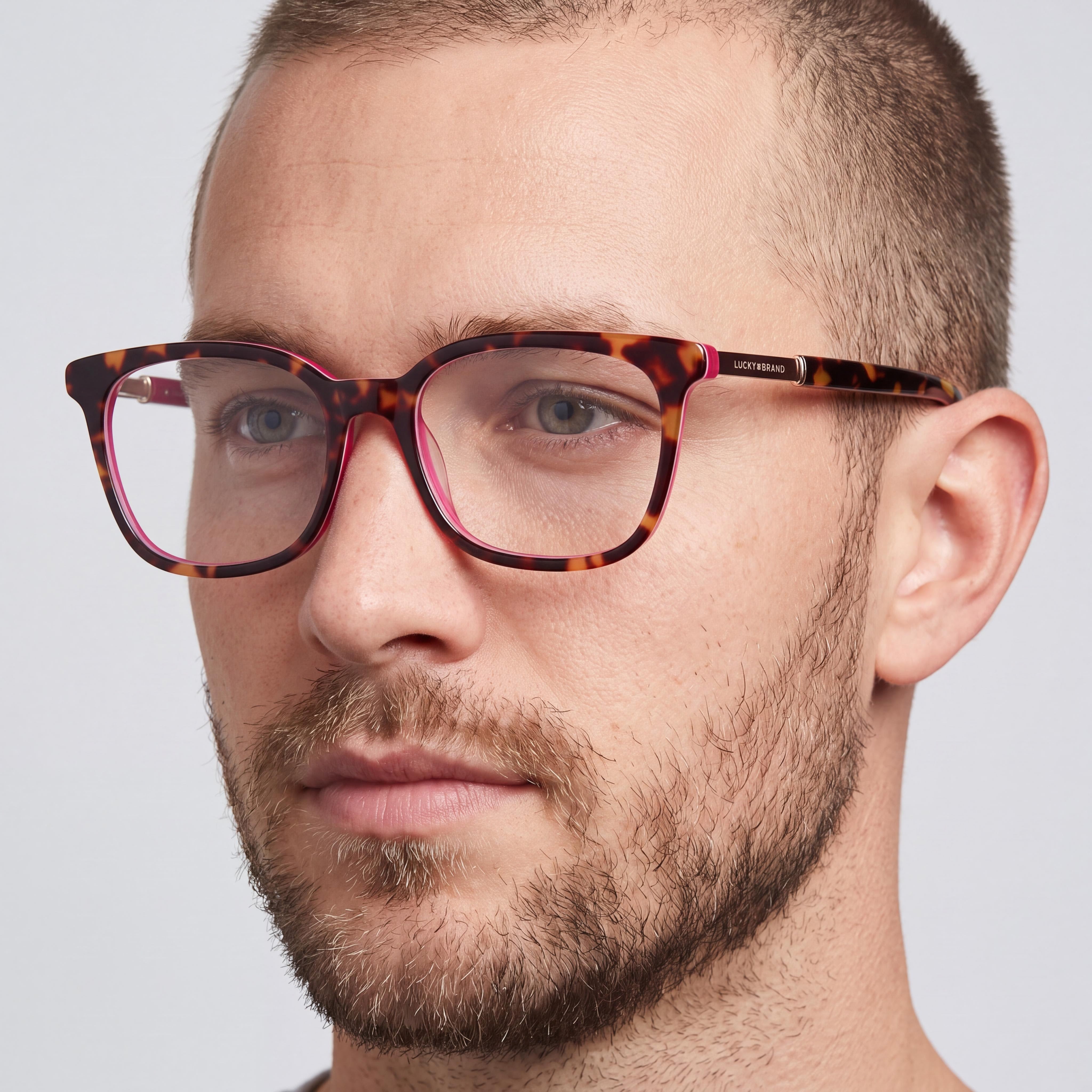Lucky Brand Vlbd234 Men's Pink Havana Plastic Frame Polycarbonate Polarized Sunglasses 52-17-140, Photo 4