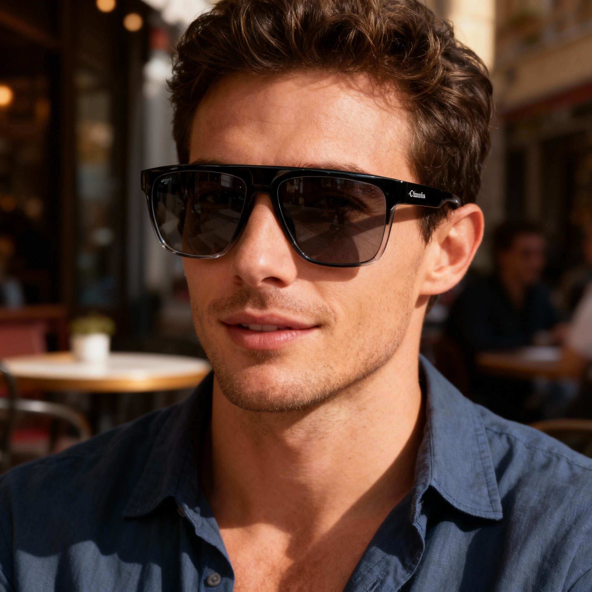 Columbia Men's C569s Matte Black Sunglasses with 59mm Lens Width, 17mm Bridge Width, 145mm Temple Length, Photo 5