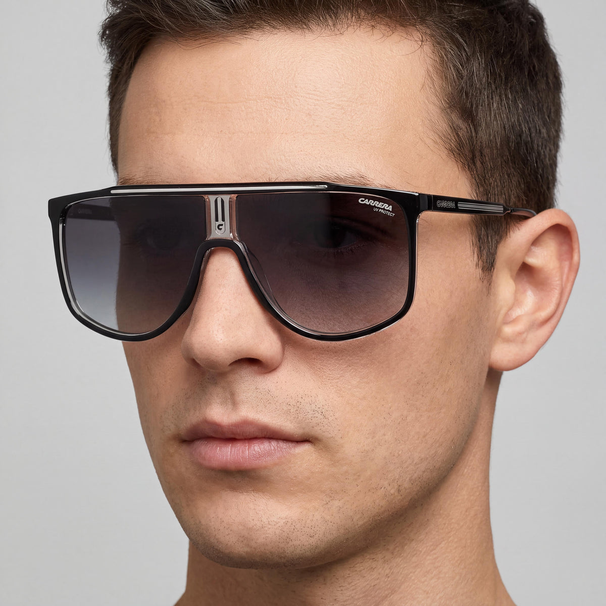 Carrera CA1056/S Black Square Gradient Sunglasses for Men, 61mm, Photo 5