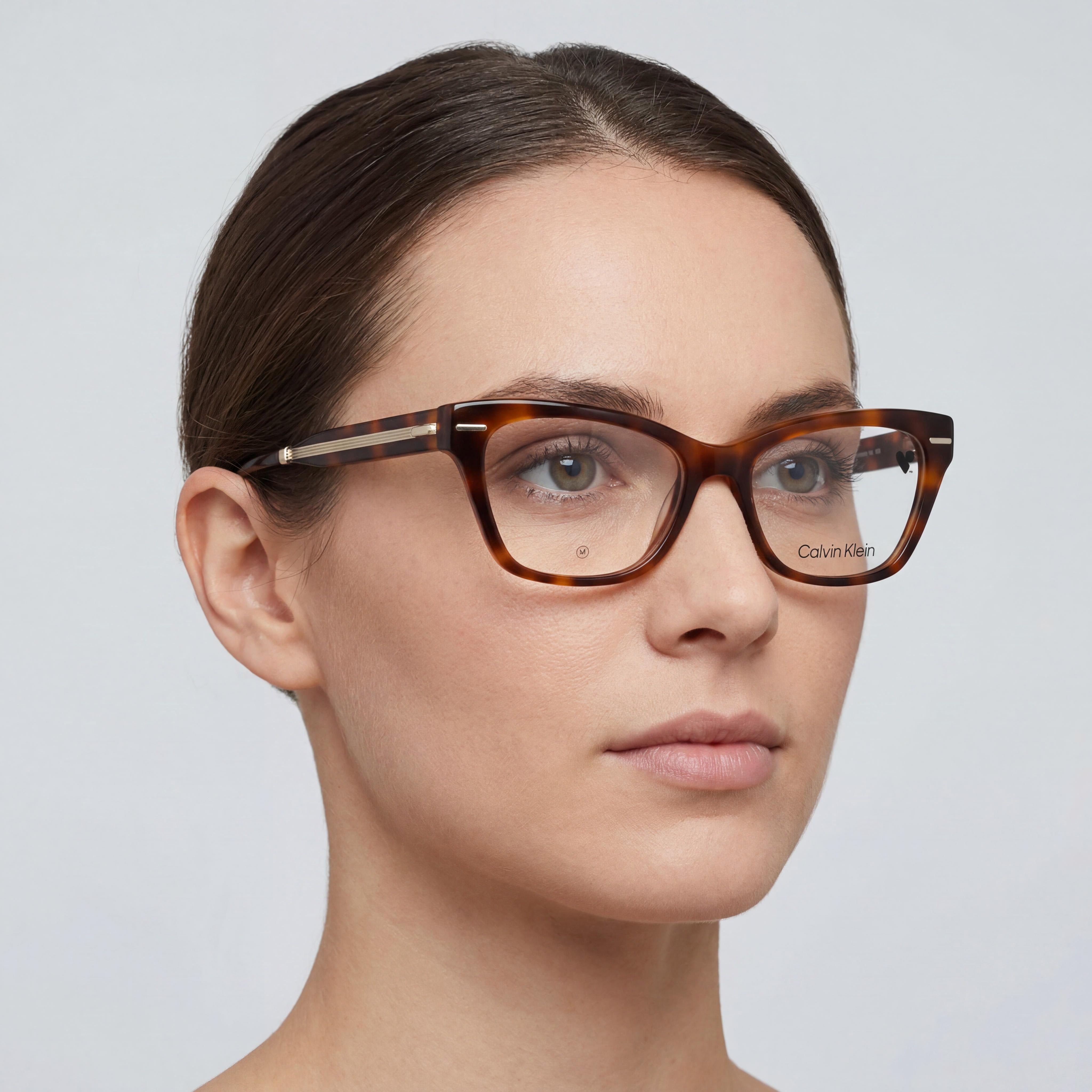 Calvin Klein Ck23512 Unisex Sunglasses featuring a Metal Frame, Lenses in Havana Color, 52mm Lens Width, Photo 5