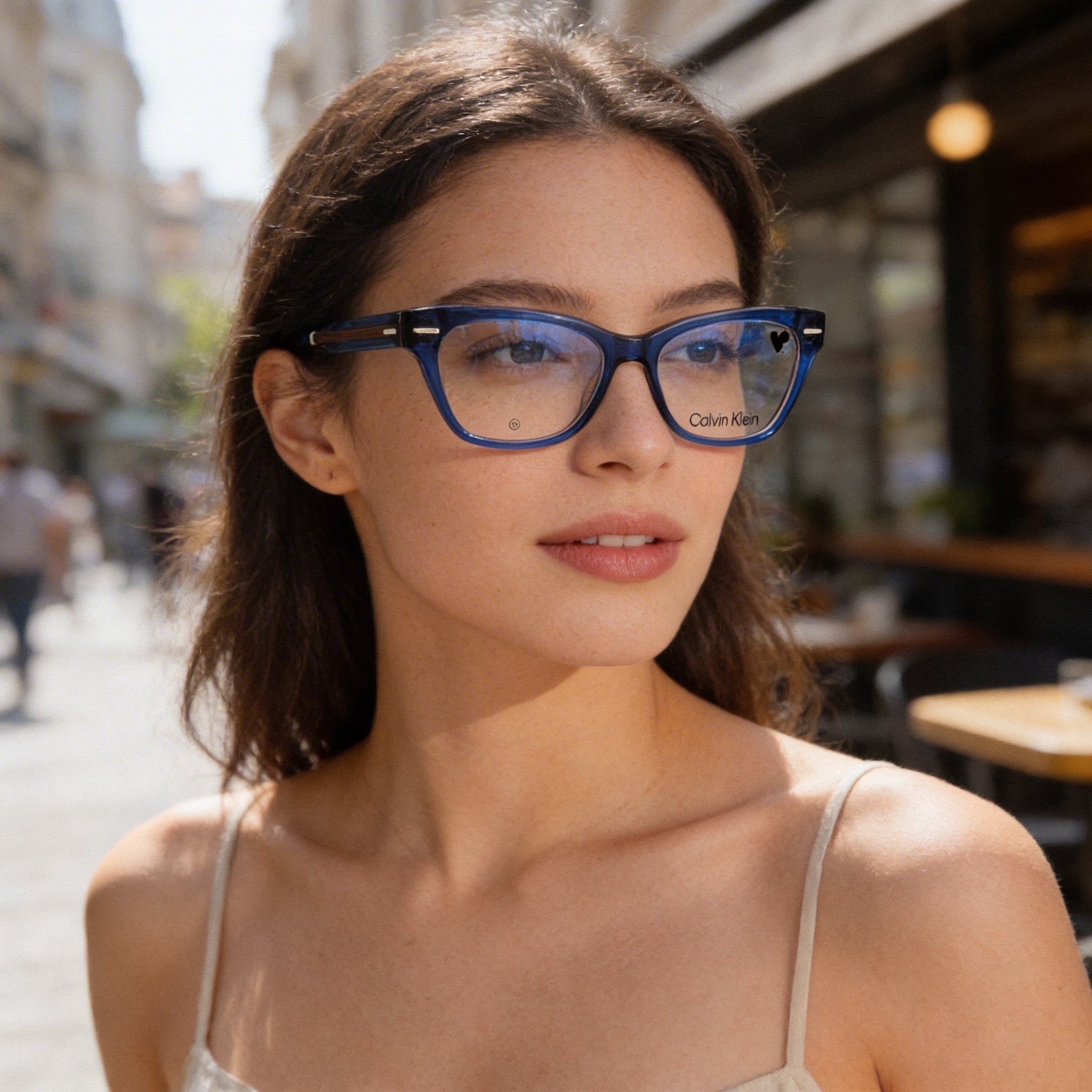 Calvin Klein Ck23512 Unisex Metal Eyewear Blue Nude 52mm, Photo 4