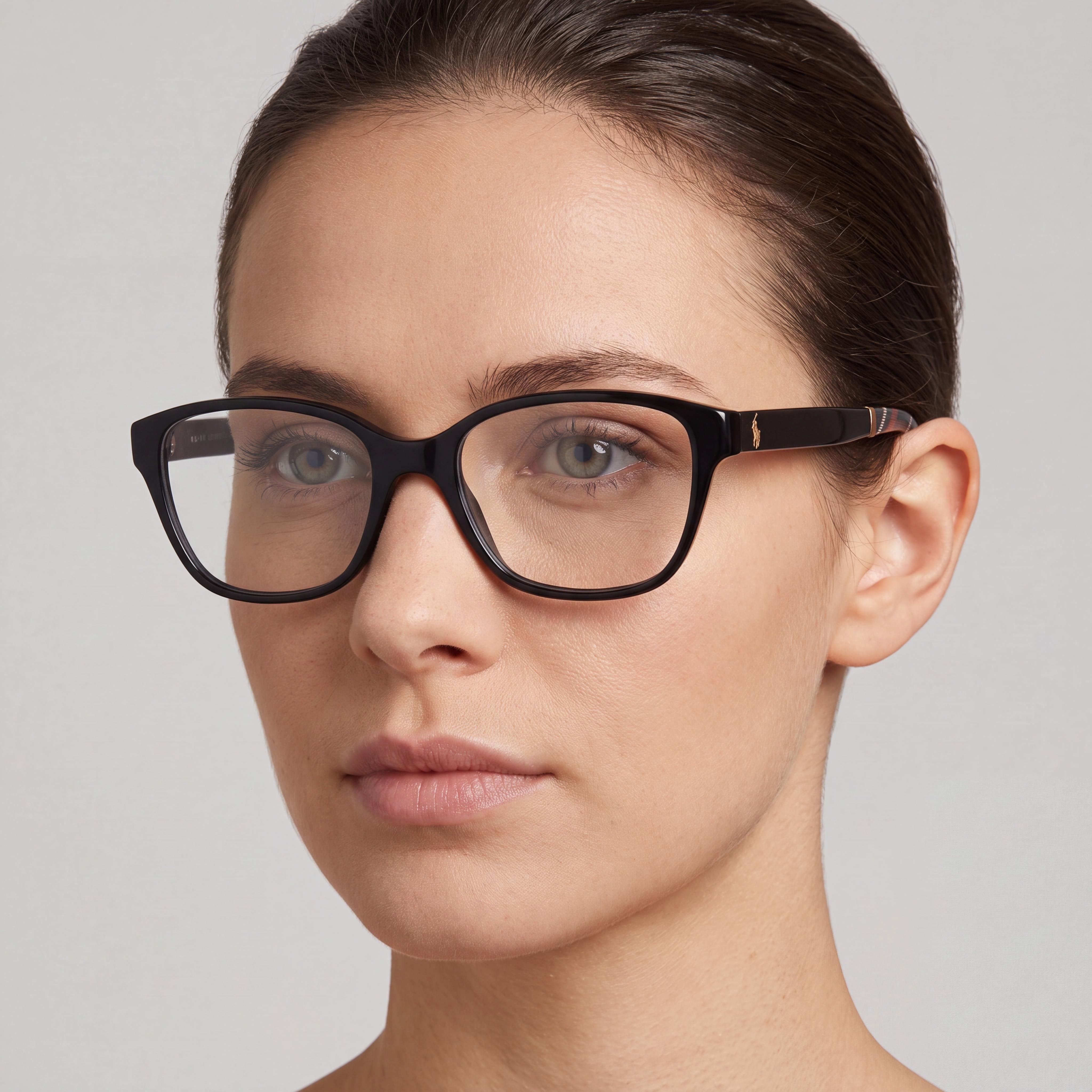 Ralph Lauren 0ph2165 Women's Eyeglasses with Non-Polarized Lenses, Shiny Black Frame, Size 53-17-145mm, Photo 4