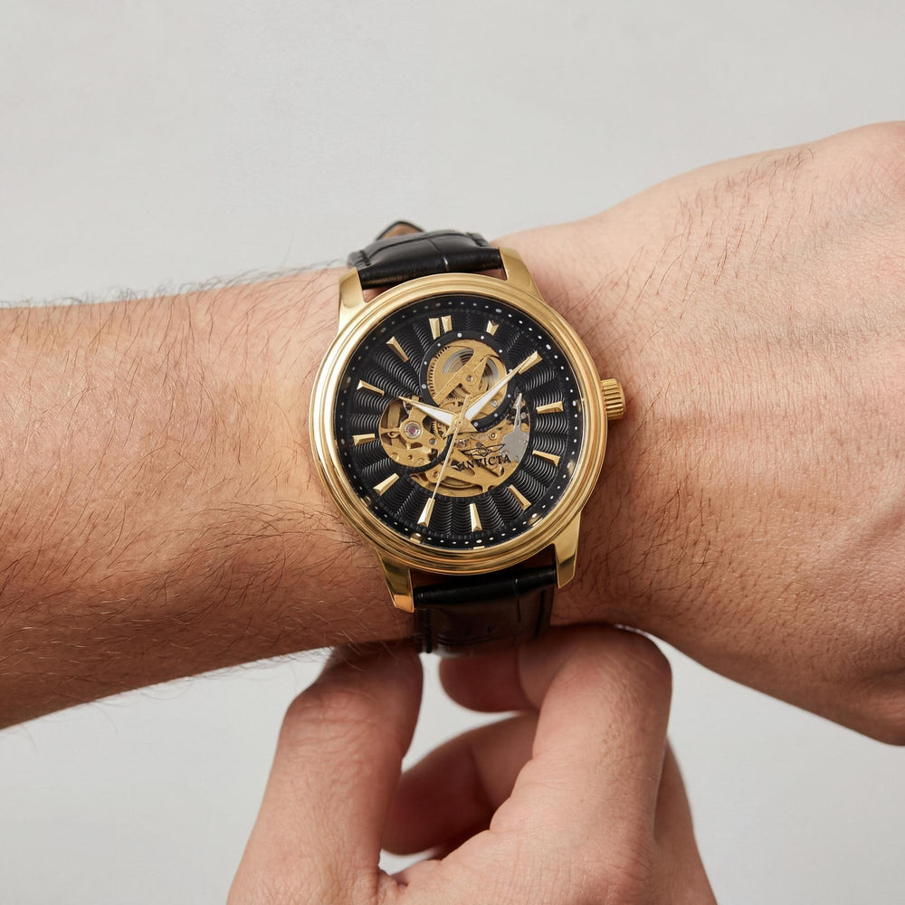 Invicta 22578 Men's Gold/Black Automatic Watch, 45mm