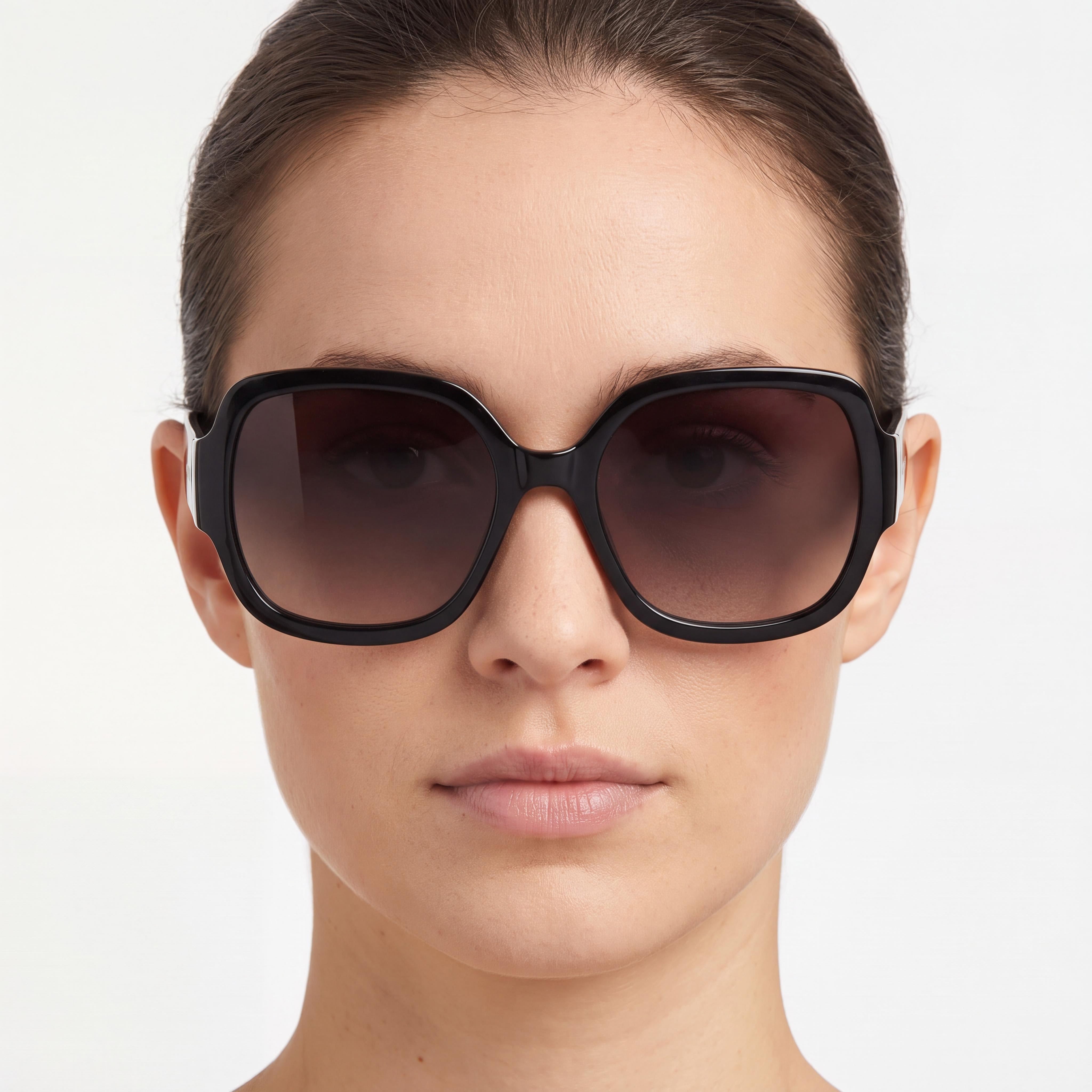 Fossil Fos 3151/G/S Women's Black Brown Frame Brown Lens Cellulose Propionate Sunglasses 55mm, Photo 4